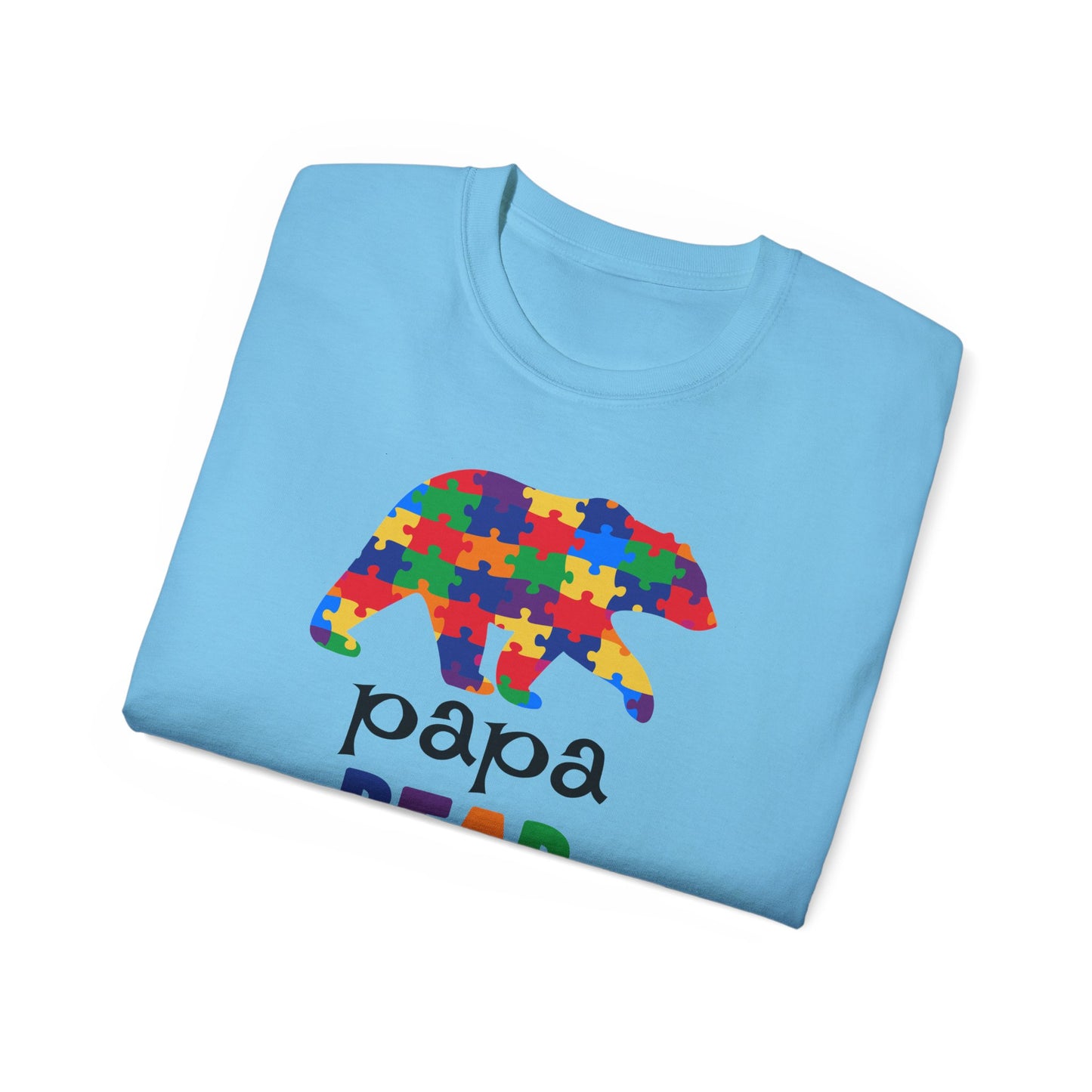 Colorful Papa Bear T-Shirt, Perfect for Father's Day, Gift for Dads