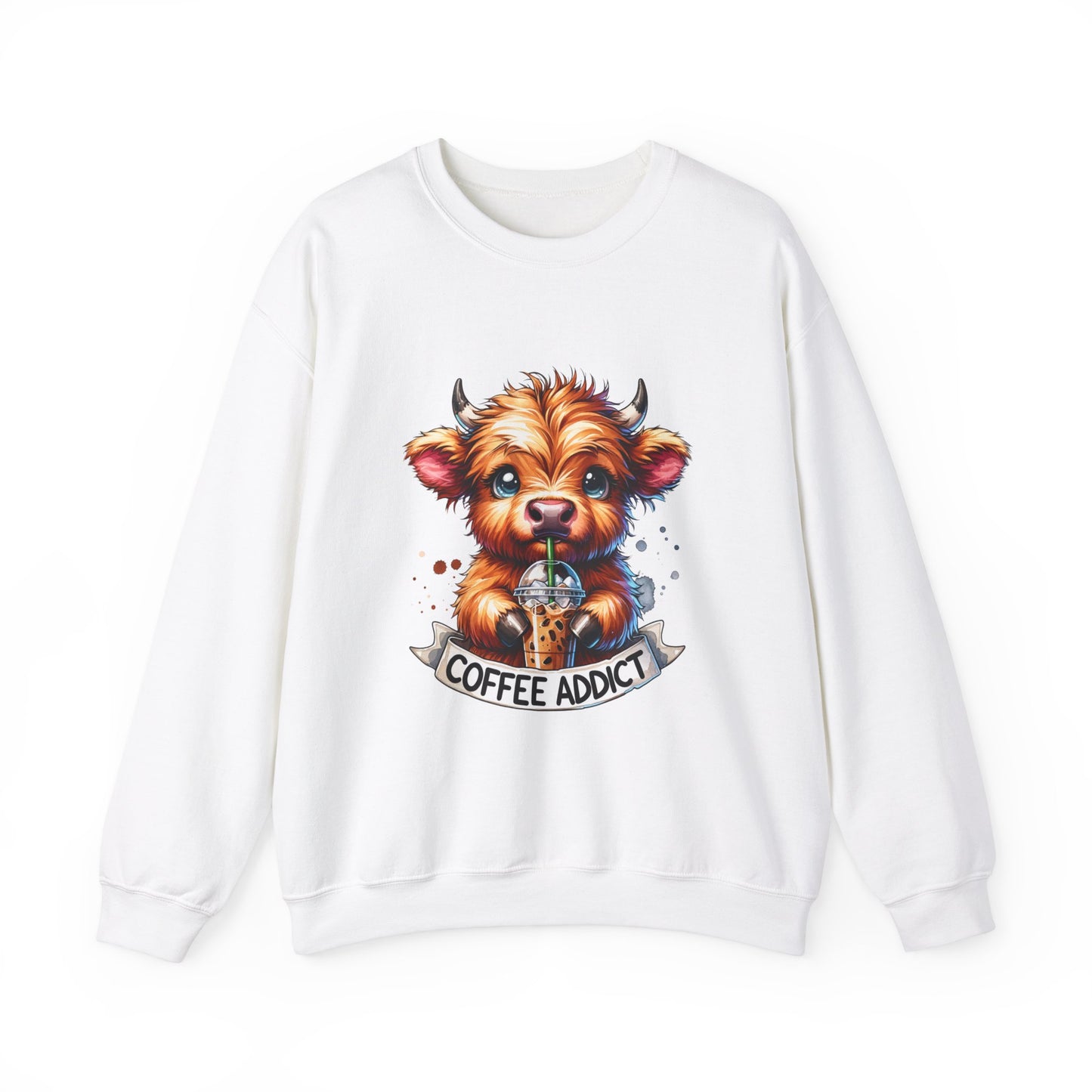 Coffee Addict Sweatshirt, Caffeine Lover Gift, Funny Coffee Jumper, Barista Sweater, Coffee Obsessed Shirt, Gift for Coffee Lover