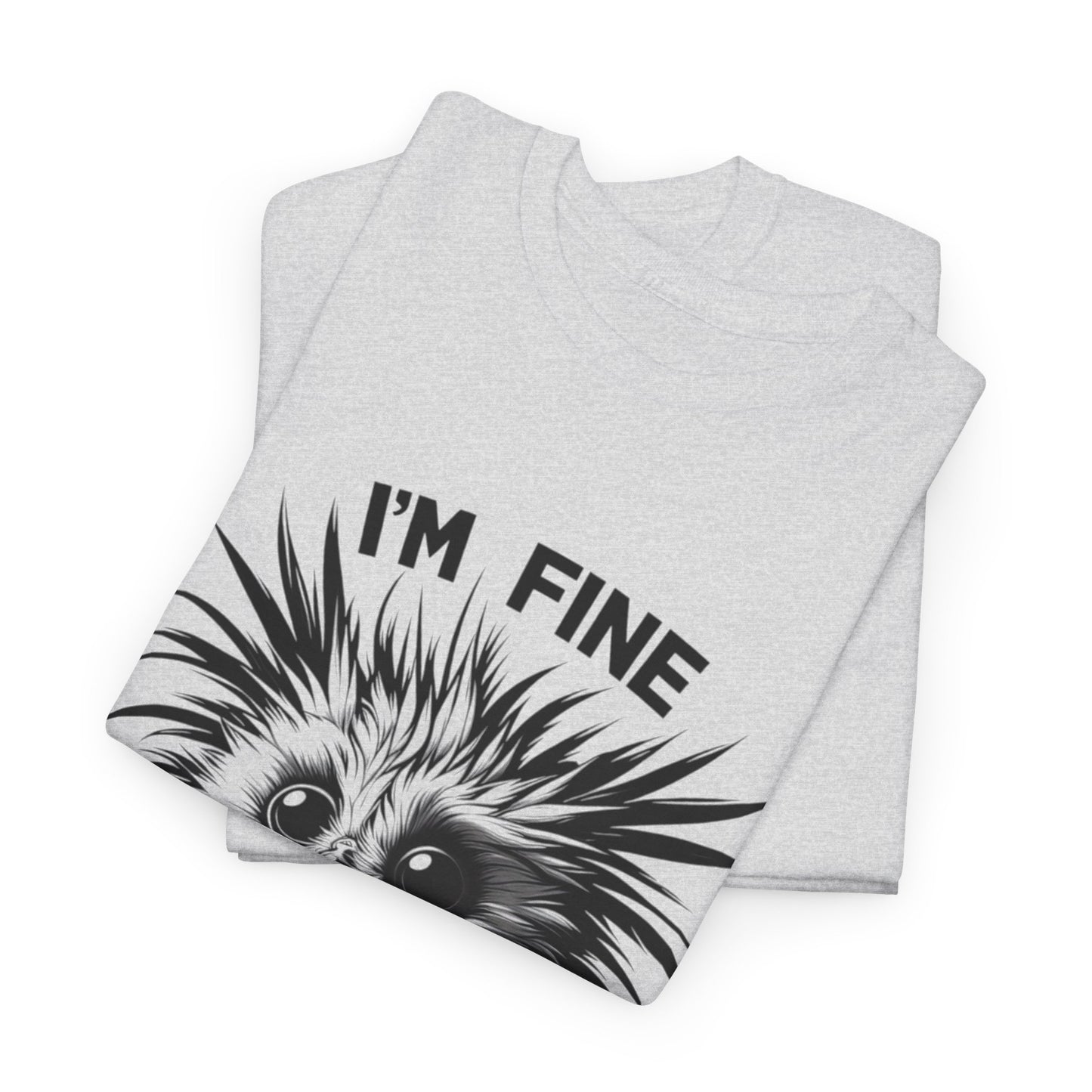 Funny Owl Unisex Tee, Cute I'm Fine Everything's Fine Shirt, Graphic Tee, Novelty Tee, Humor Tee, Animal Lover Gift