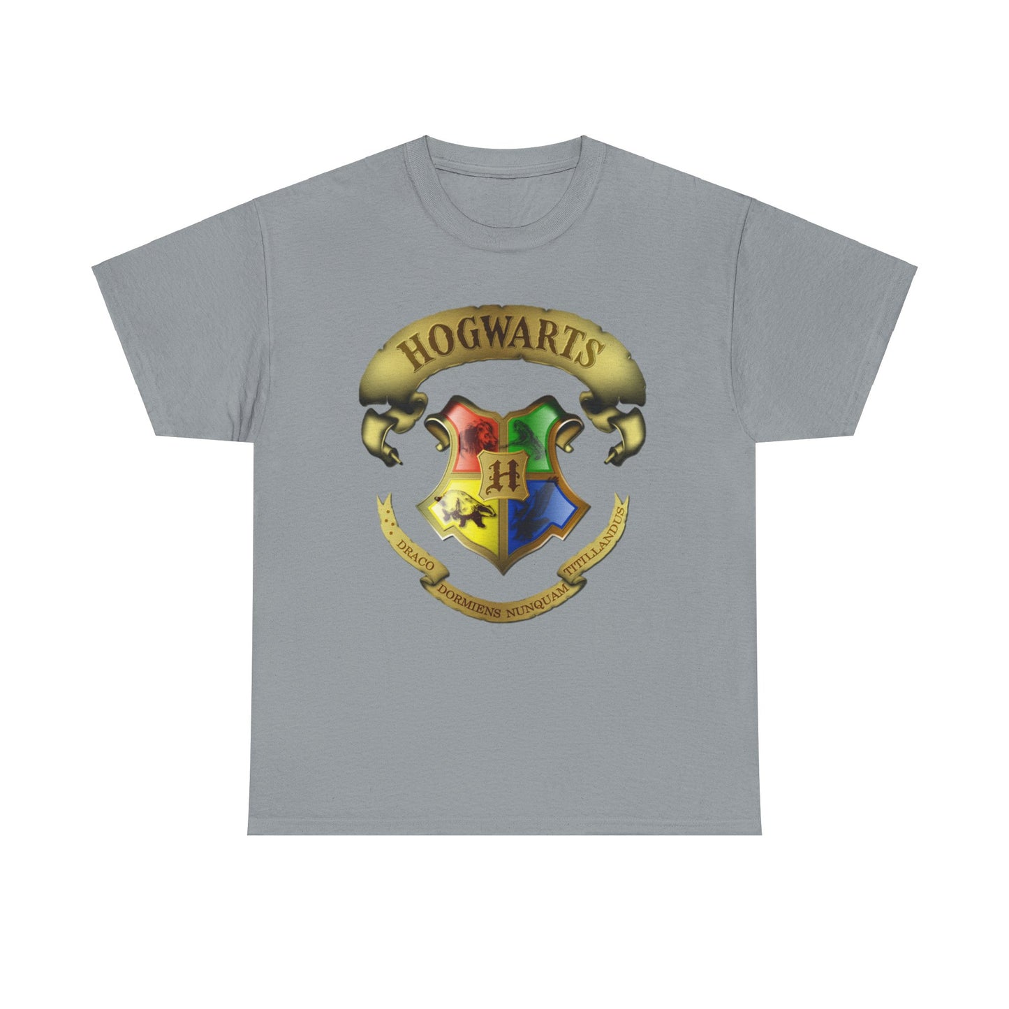 Hogwarts Tshirt, Harry Potter Tee, Wizard School Shirt, Magical Cotton Top, Gift for Fantasy Fans