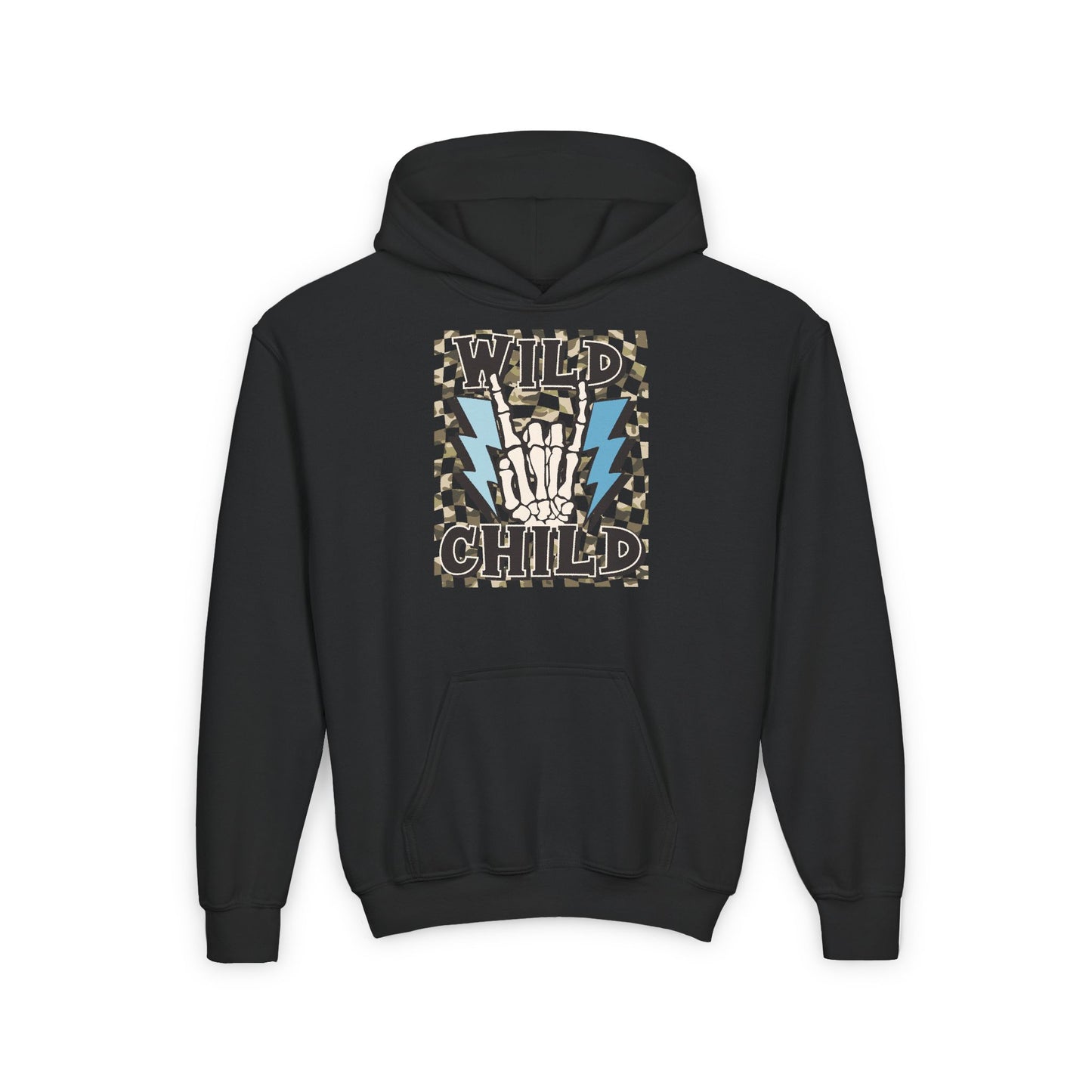 Wild Child Kids Hoodie - Warm Youth Hooded Sweatshirt