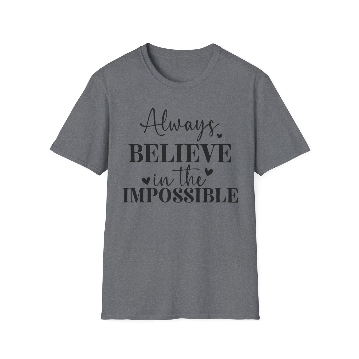 Inspiration Softstyle T-Shirt, Comfortable Tee, Motivational Shirt, Inspirational Clothing, Cozy Graphic Tee, Positive Vibes Top