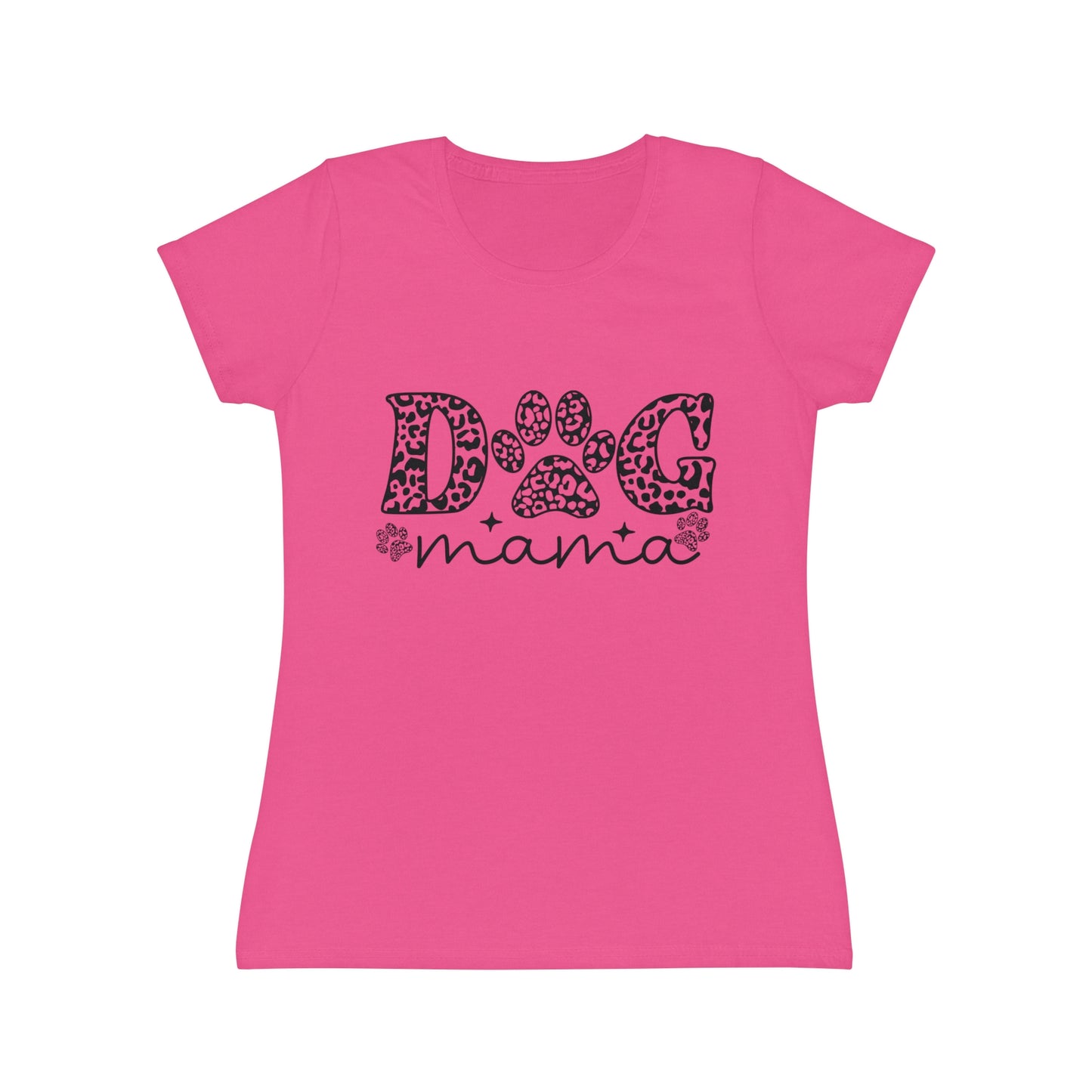 Dog Mom Iconic T-Shirt, Women's Dog Lover Tee,