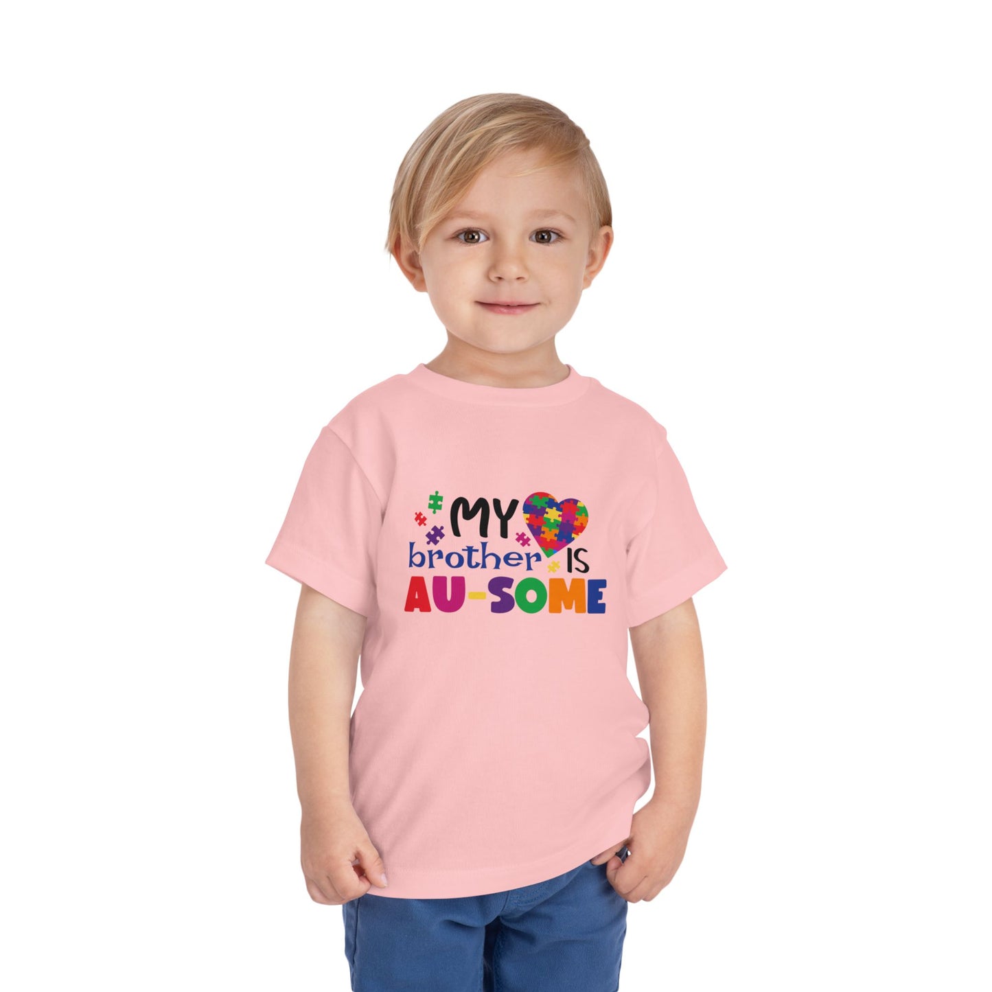 Autism Awareness Toddler Tee, My Brother is Au-Some Shirt