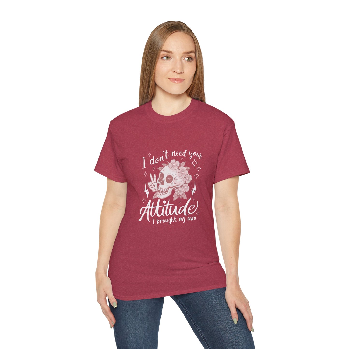 Attitude Unisex Tee - Funny Quote Shirt, Sarcastic Graphic Tee, Humor T-Shirt, Men Women Unisex Top, Cool Statement Apparel