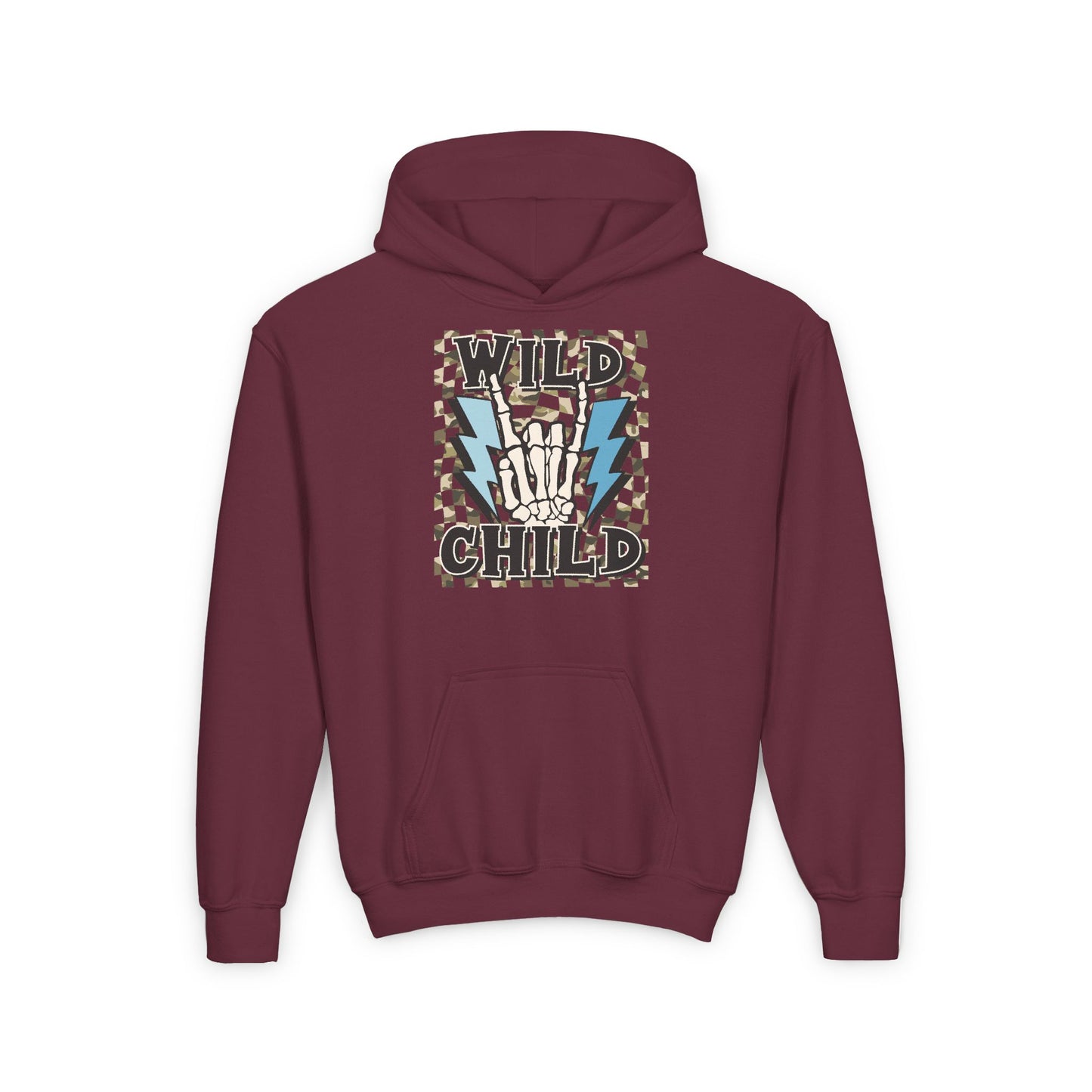 Wild Child Kids Hoodie - Warm Youth Hooded Sweatshirt