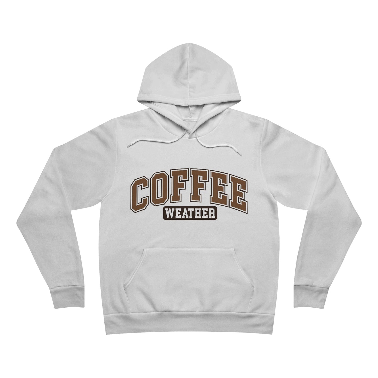 Coffee Weather Hoodie, Comfy Unisex Pullover, Warm Cozy Sweatshirt, Fall Winter Outfit, Gift for Coffee Lover