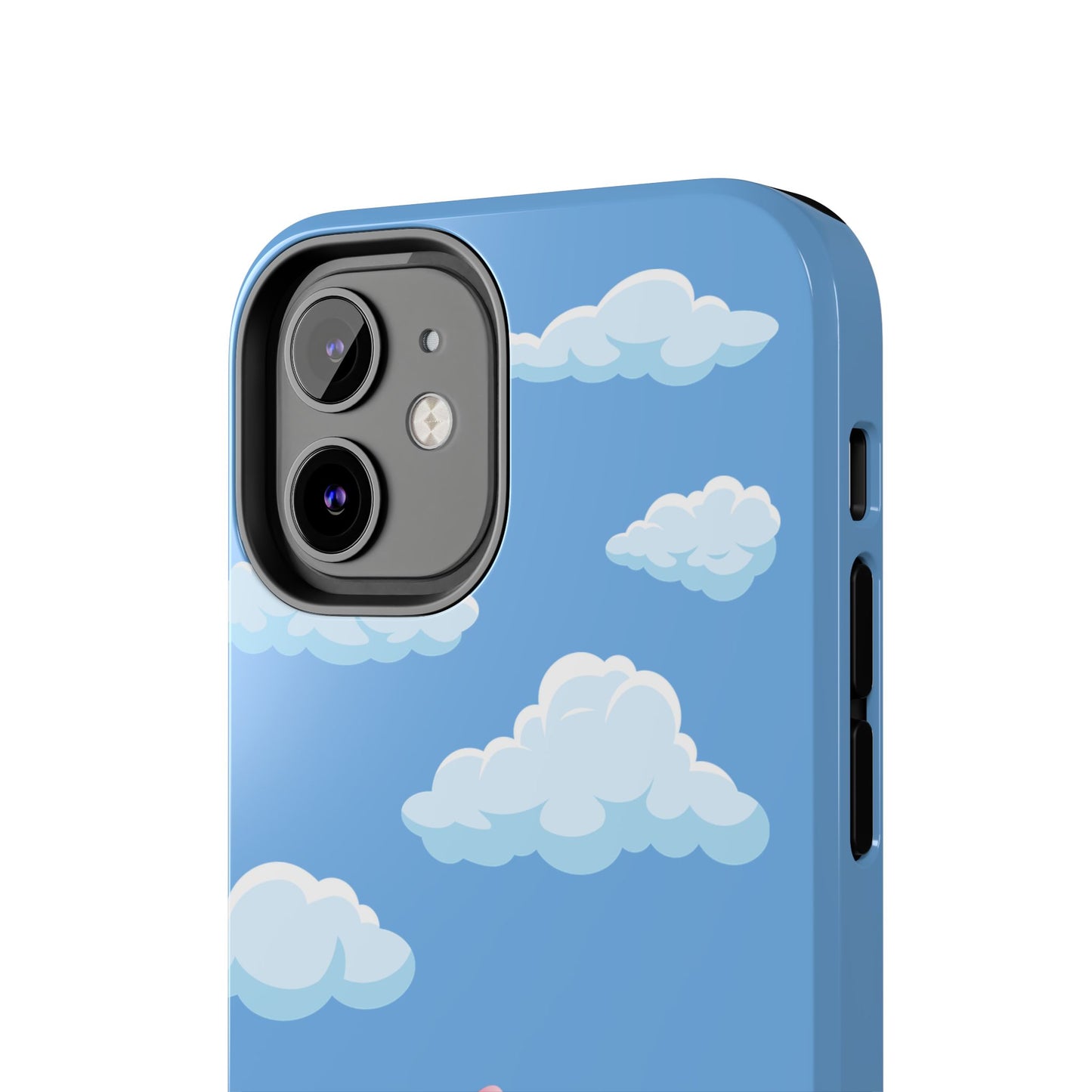 Cartoon Elephant Tough Phone Case - Cute Animal Lover Gift, Protective Cover for