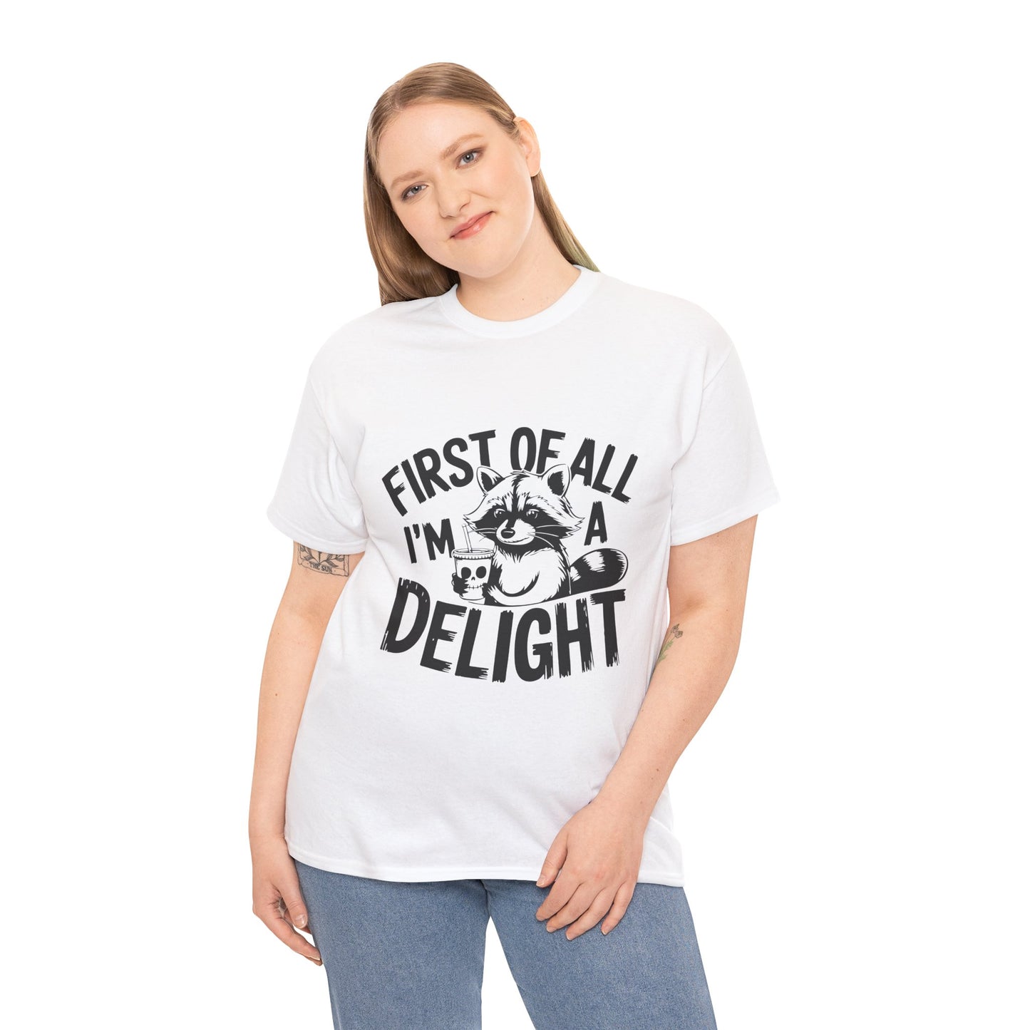 T-Shirt - 'im a delight' Unisex Heavy Cotton Tee