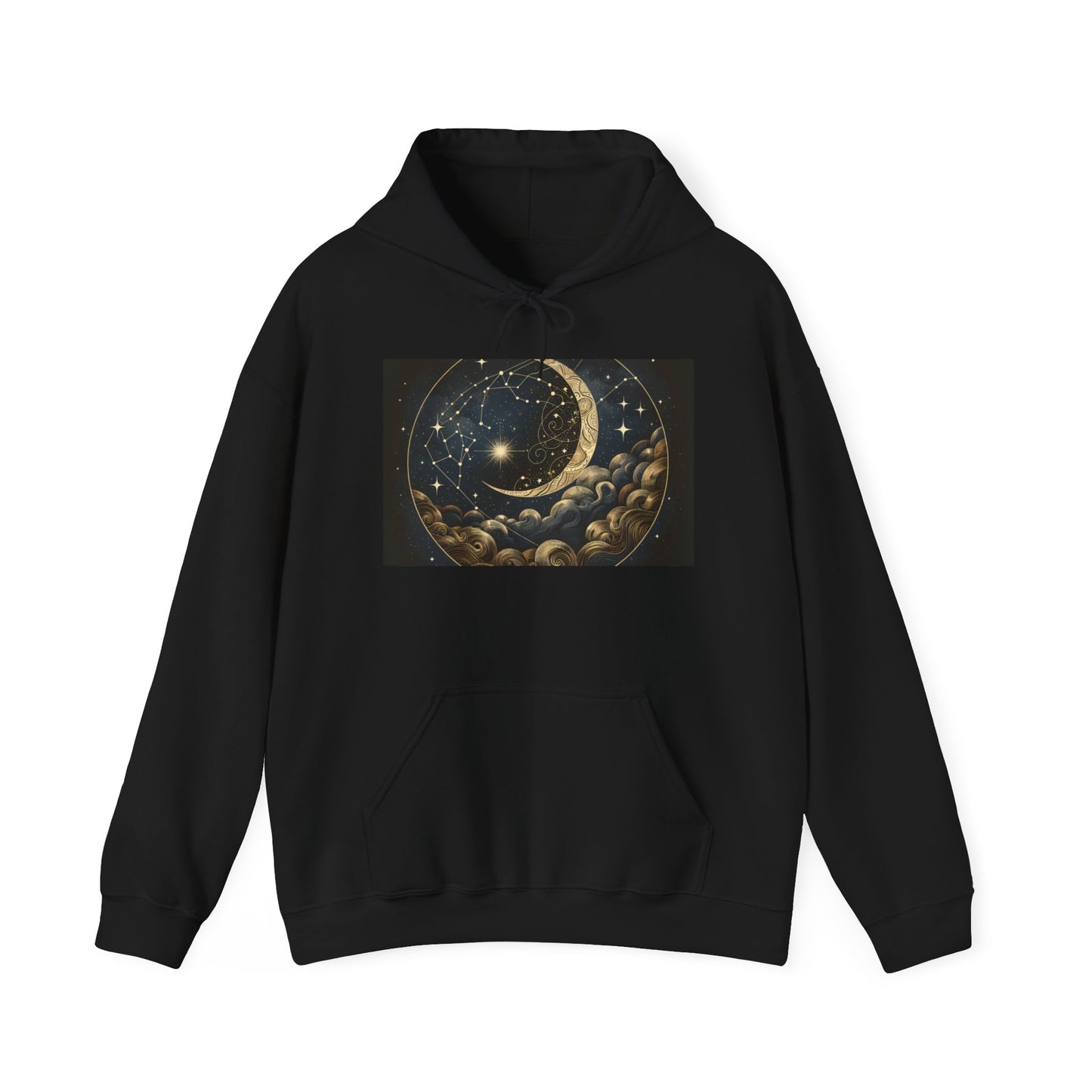 Celestial Hoodie, Cosmic Mystic Sweatshirt, Unisex Pullover, Galaxy Jumper, Space Theme Hoodie, Celestial Clothing