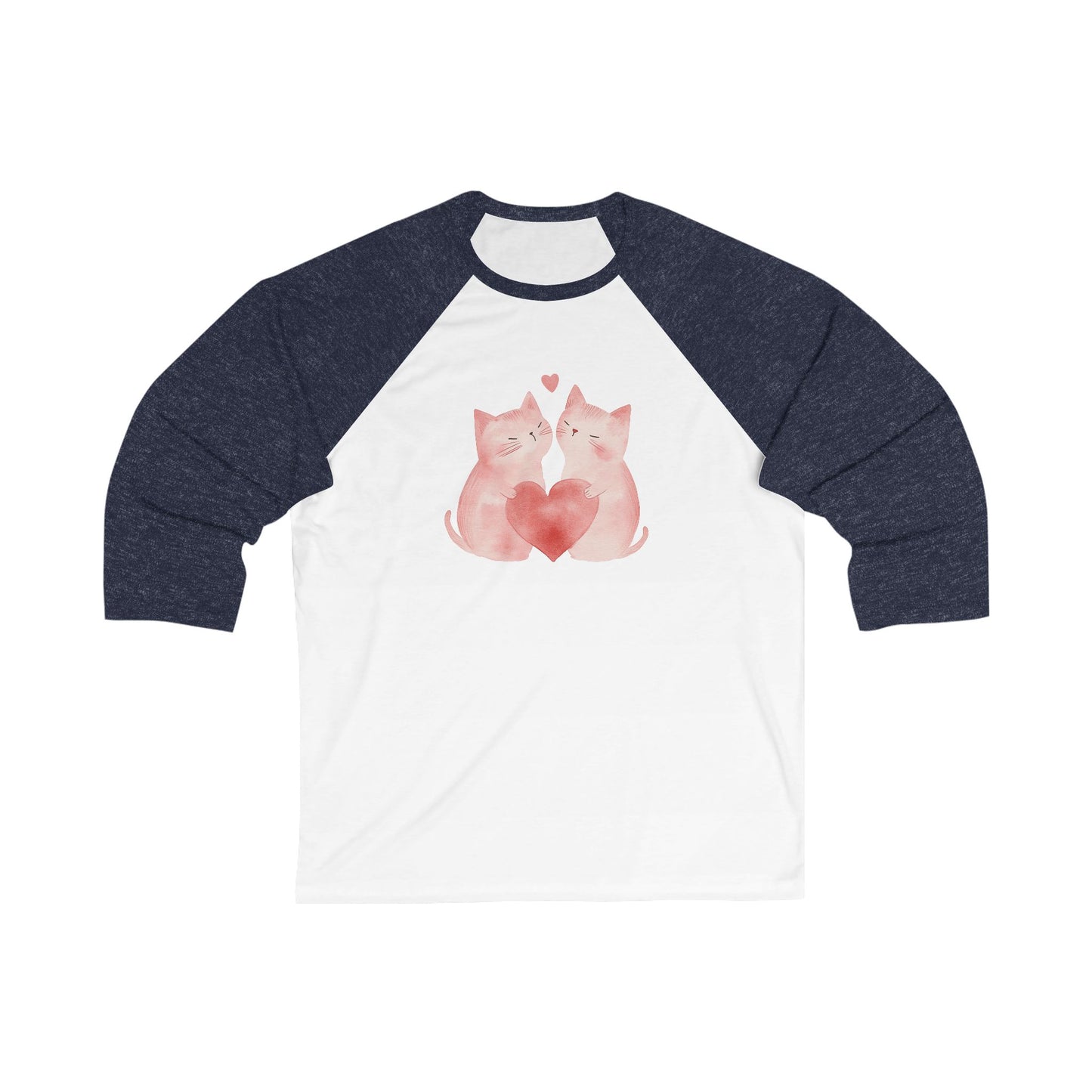 Valentine's Day Kitties Baseball Tee