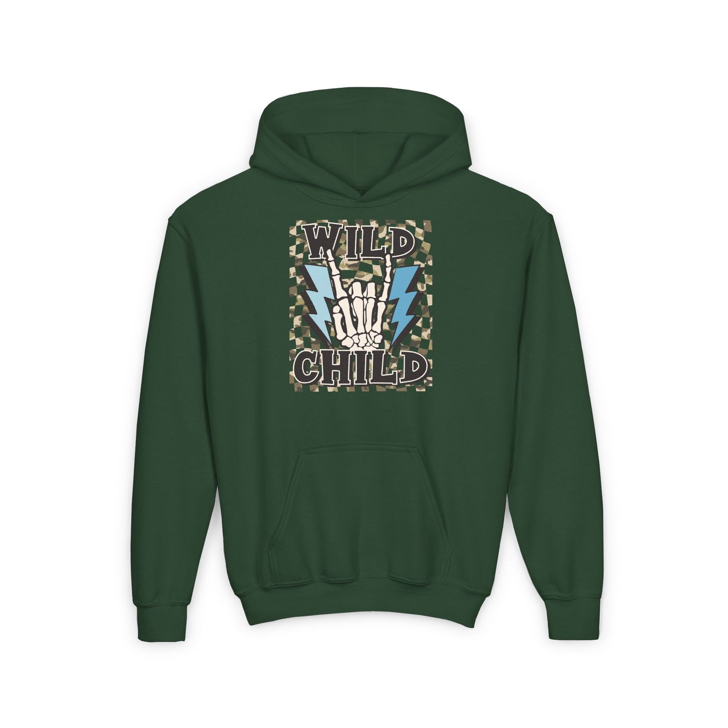 Wild Child Kids Hoodie - Warm Youth Hooded Sweatshirt
