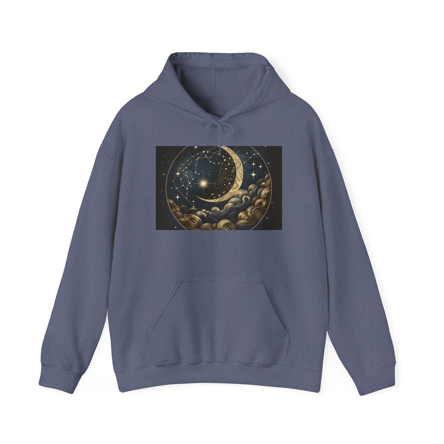 Celestial Hoodie, Cosmic Mystic Sweatshirt, Unisex Pullover, Galaxy Jumper, Space Theme Hoodie, Celestial Clothing