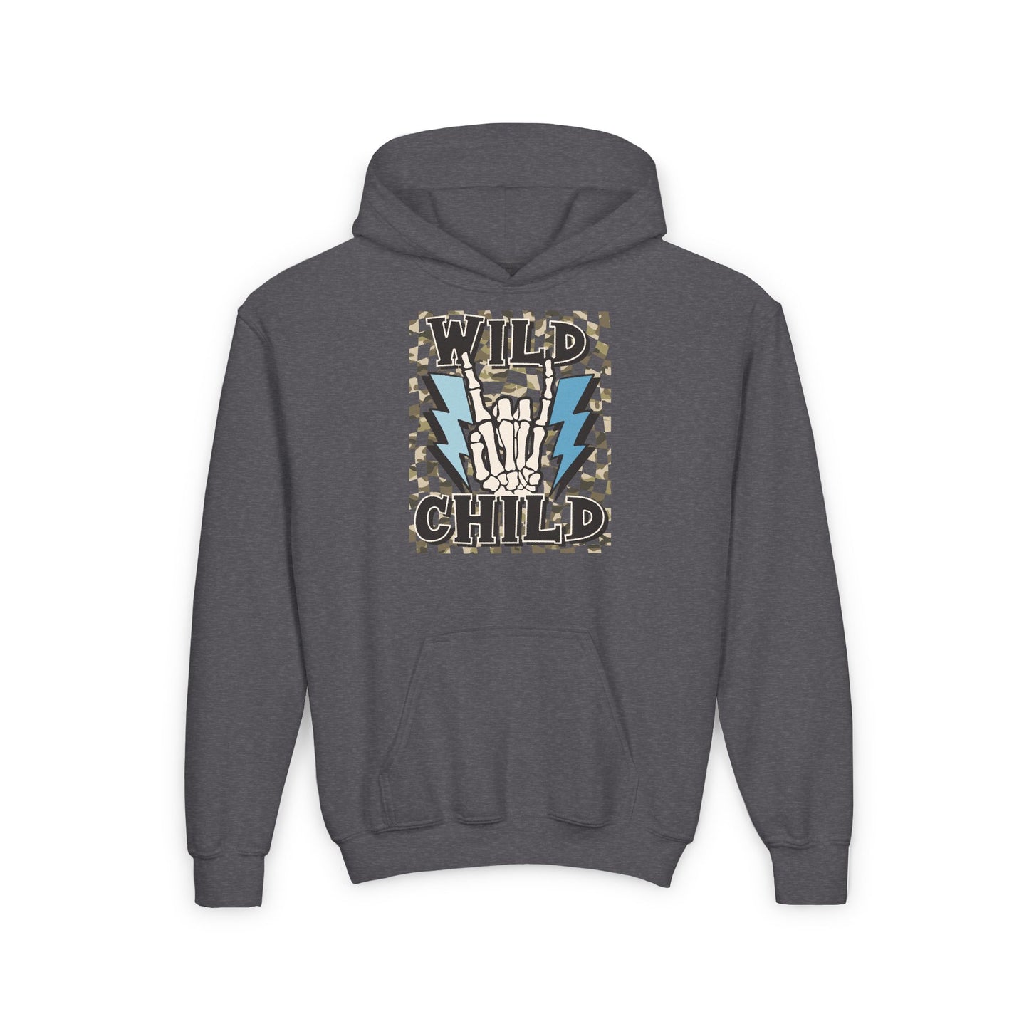 Wild Child Kids Hoodie - Warm Youth Hooded Sweatshirt