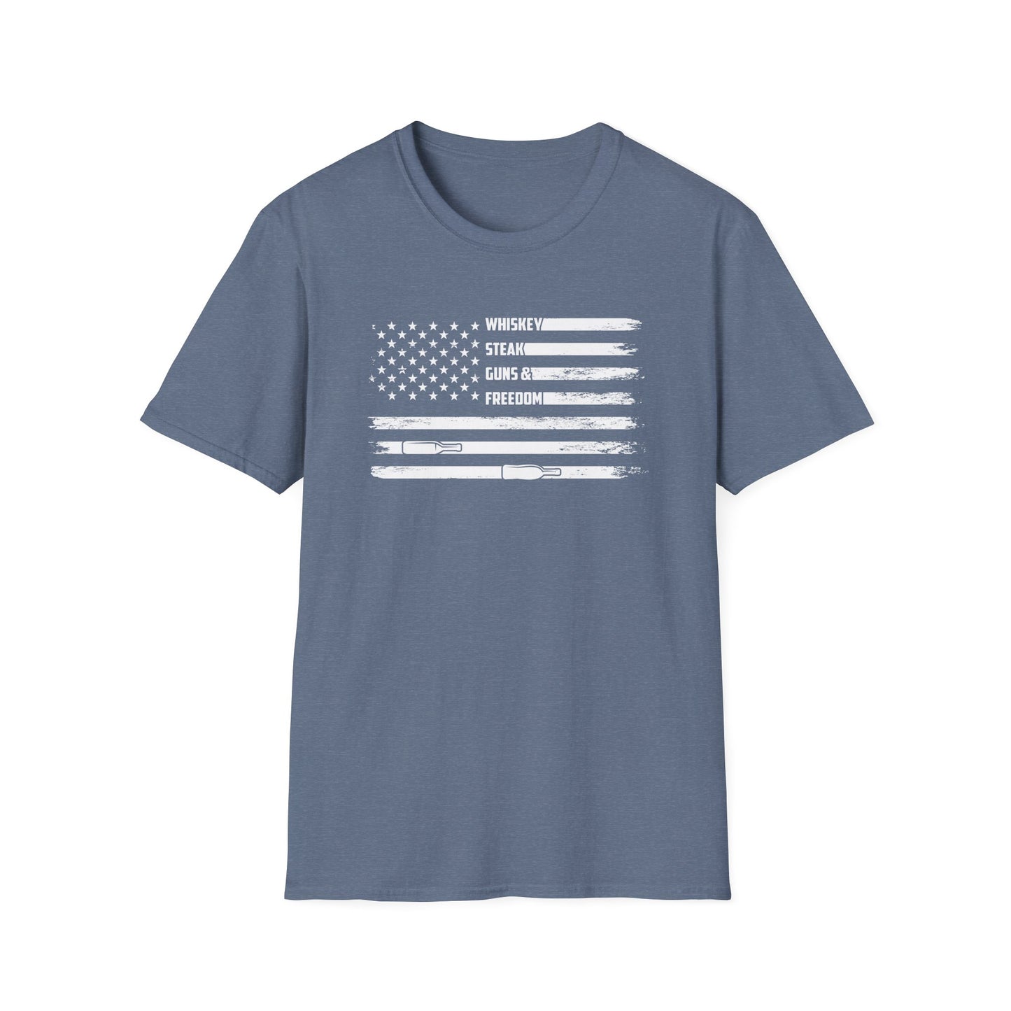 Patriotic American Flag T-Shirt, USA Independence Day Tee, Fourth of July Shirt, Red White Blue Top, Patriotic Clothing