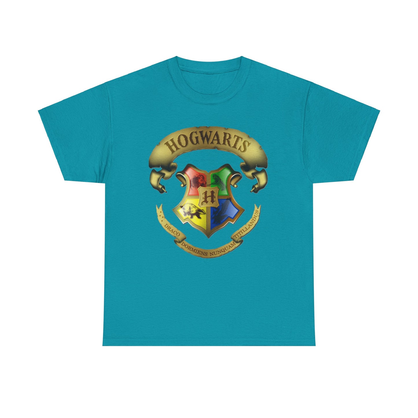 Hogwarts Tshirt, Harry Potter Tee, Wizard School Shirt, Magical Cotton Top, Gift for Fantasy Fans