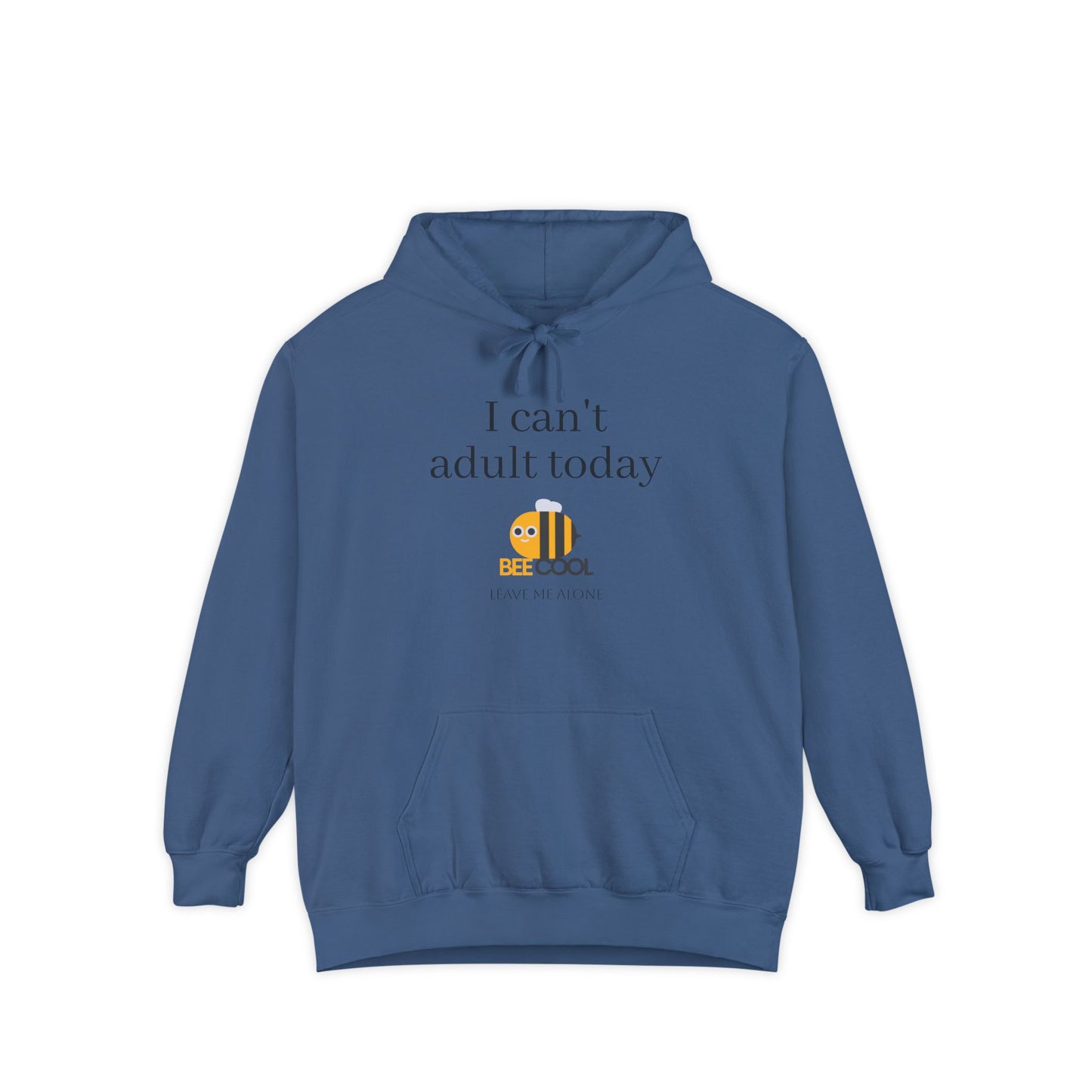 Funny 'Leave Me Alone, I Can't Adult Today' Unisex Hoodie, Introvert Gift, Comfy Sweatshirt, Sarcastic Jumper, Lazy Day Wear, Lounge