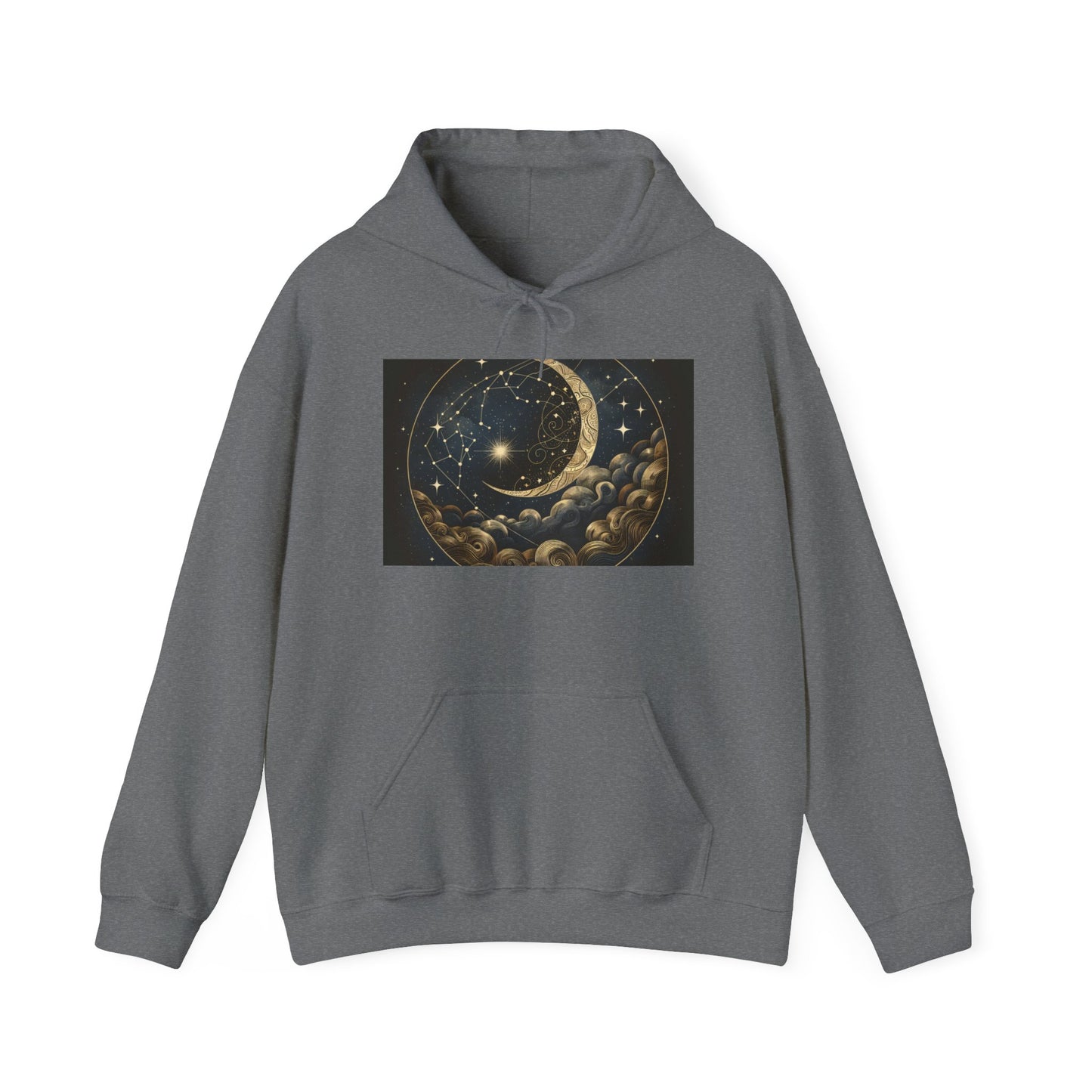 Celestial Hoodie, Cosmic Mystic Sweatshirt, Unisex Pullover, Galaxy Jumper, Space Theme Hoodie, Celestial Clothing
