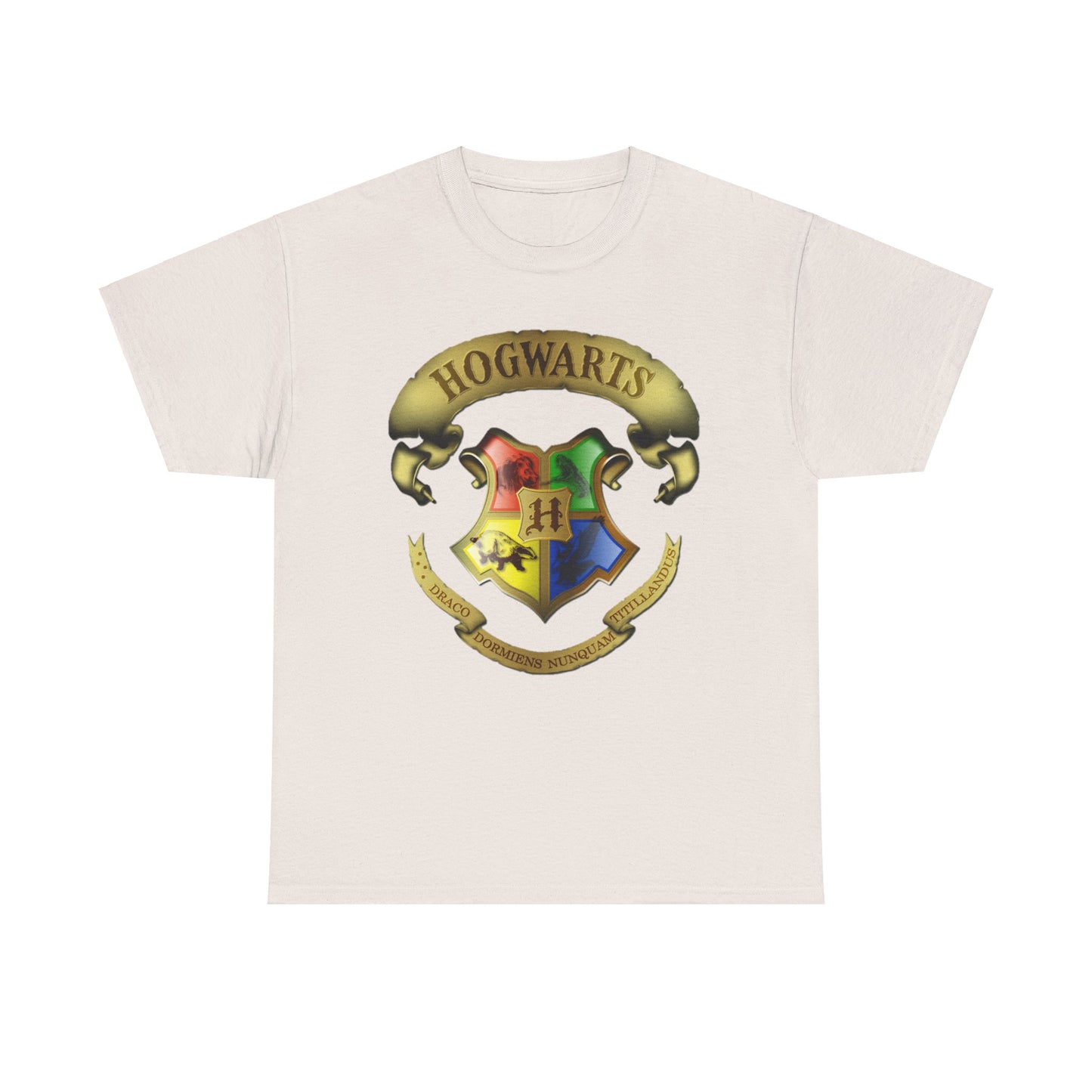 Hogwarts Tshirt, Harry Potter Tee, Wizard School Shirt, Magical Cotton Top, Gift for Fantasy Fans