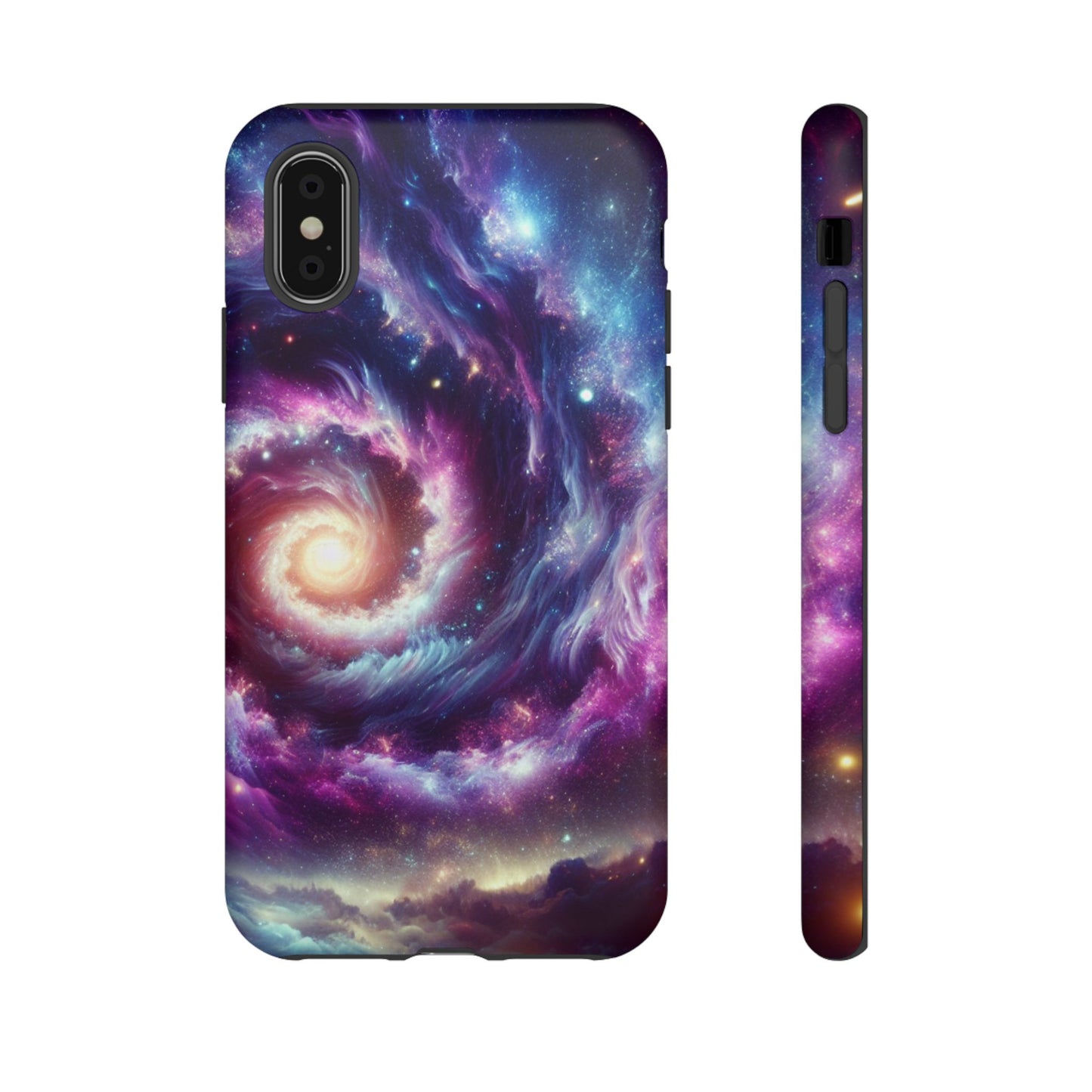 Galaxy Tough Cases, Impact Resistant Phone Cover - Space Design,Rugged Mobile Case, Astronaut Gift, Outer Space
