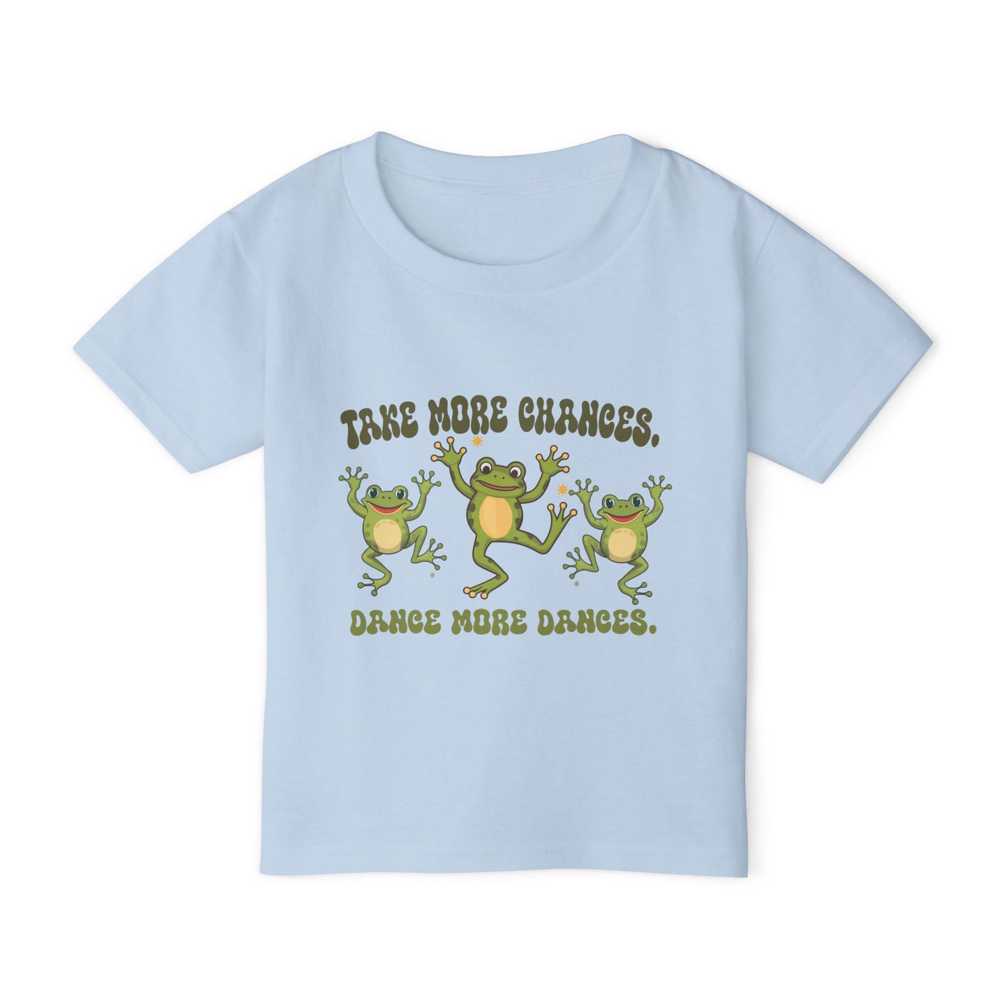 Frog Toddler T-Shirt, Cute Saying, Dancing Frogs, Kids Tee, Playful Children's Clothing