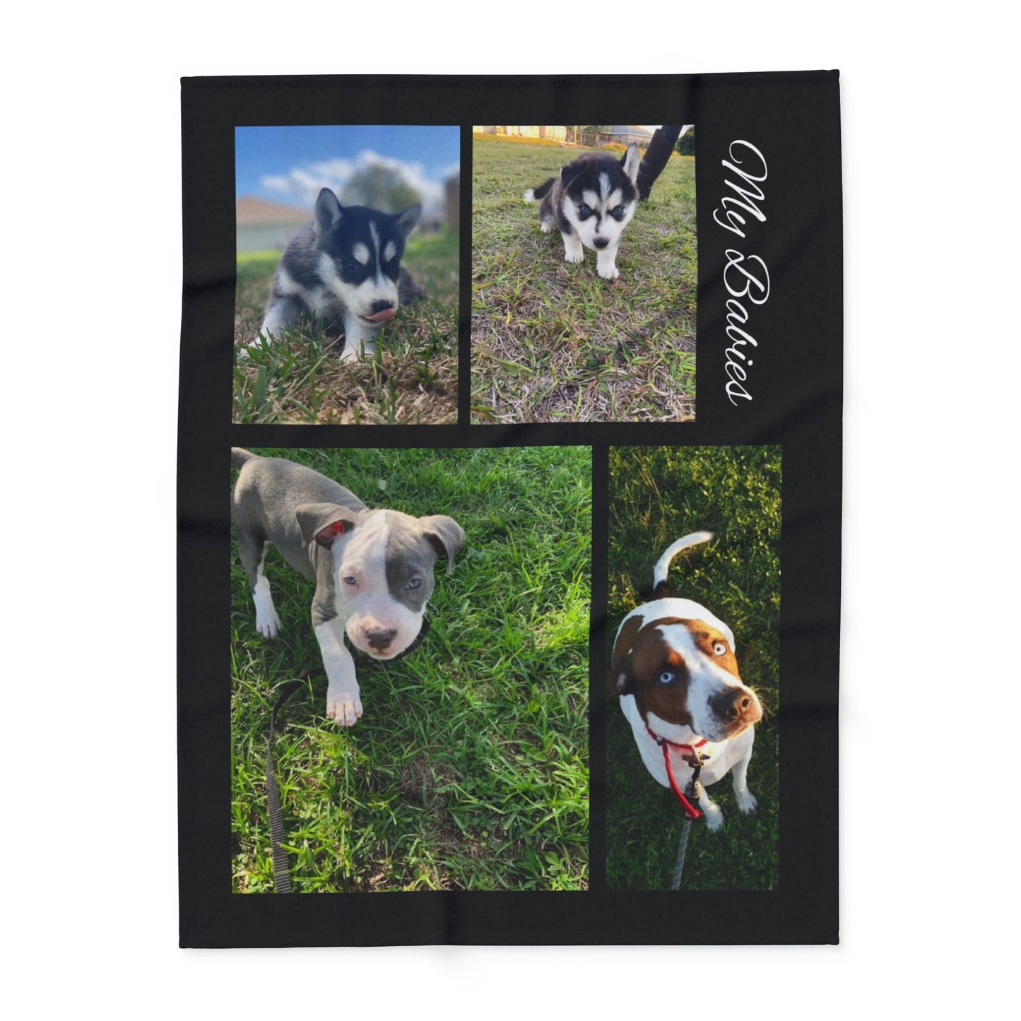 Personalized Arctic Fleece Blanket, Custom Blanket with up to 4 Photos, Gift for Loved Ones, Cozy Photo Throw, Memory Blanket, Home Decor,