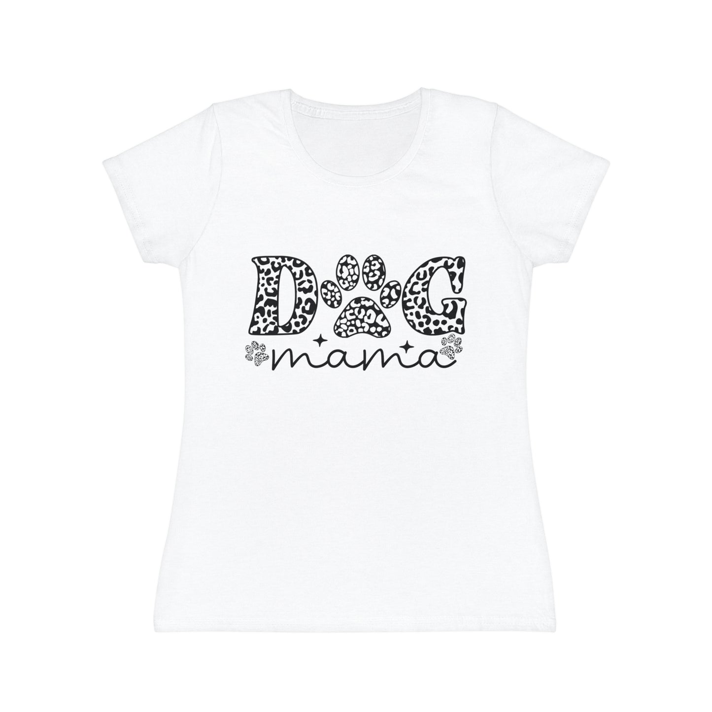 Dog Mom Iconic T-Shirt, Women's Dog Lover Tee,