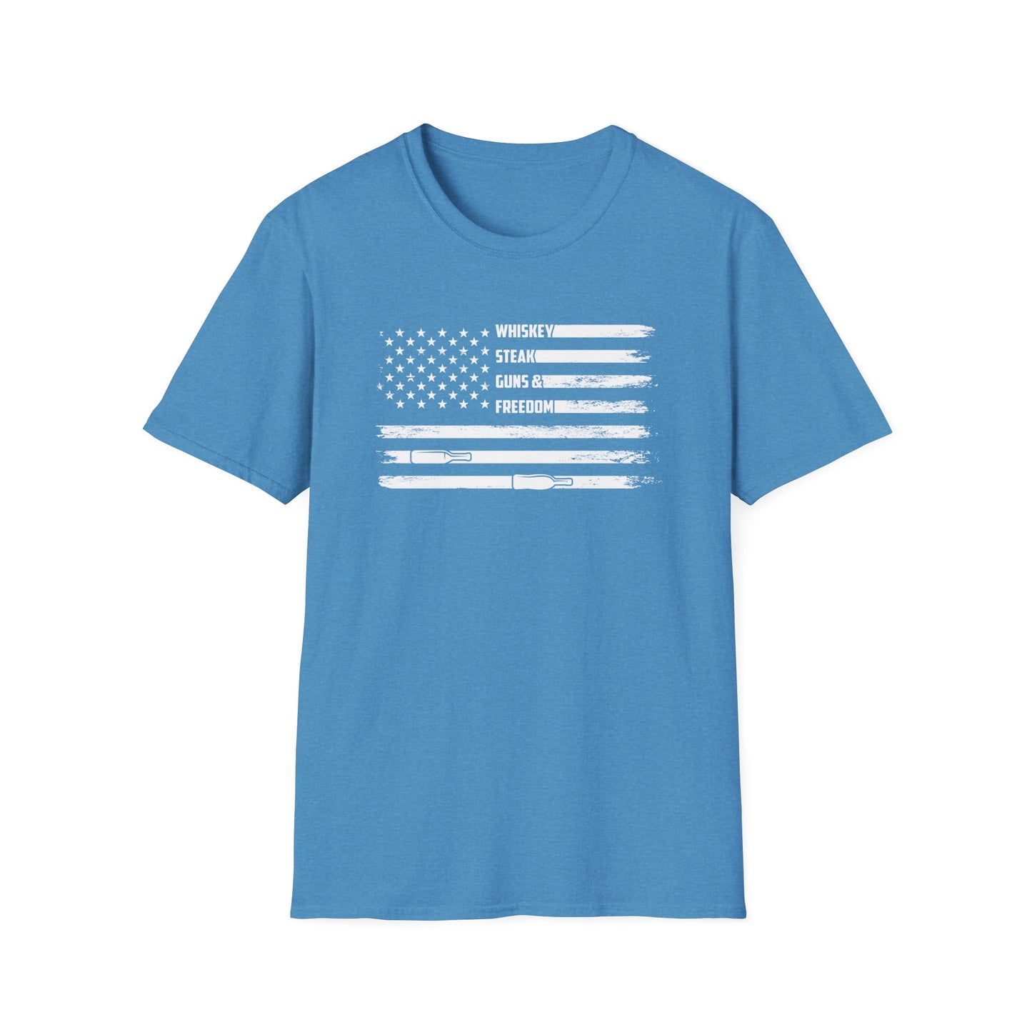 Patriotic American Flag T-Shirt, USA Independence Day Tee, Fourth of July Shirt, Red White Blue Top, Patriotic Clothing