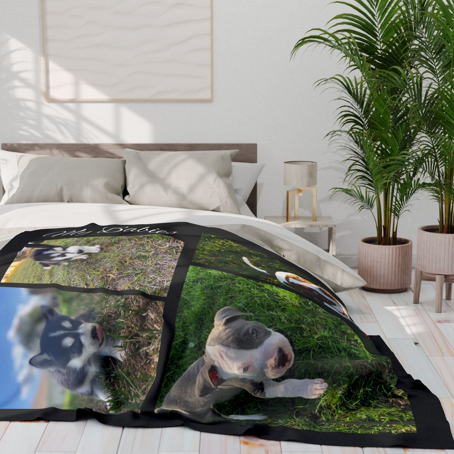Personalized Arctic Fleece Blanket, Custom Blanket with up to 4 Photos, Gift for Loved Ones, Cozy Photo Throw, Memory Blanket, Home Decor,