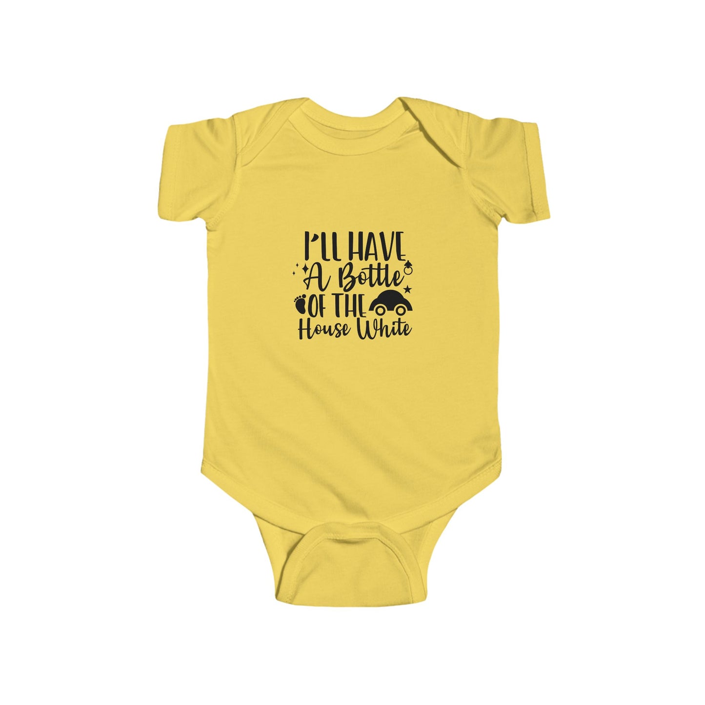 Cute Baby T Infant Fine Jersey Bodysuit, Newborn Baby Gift