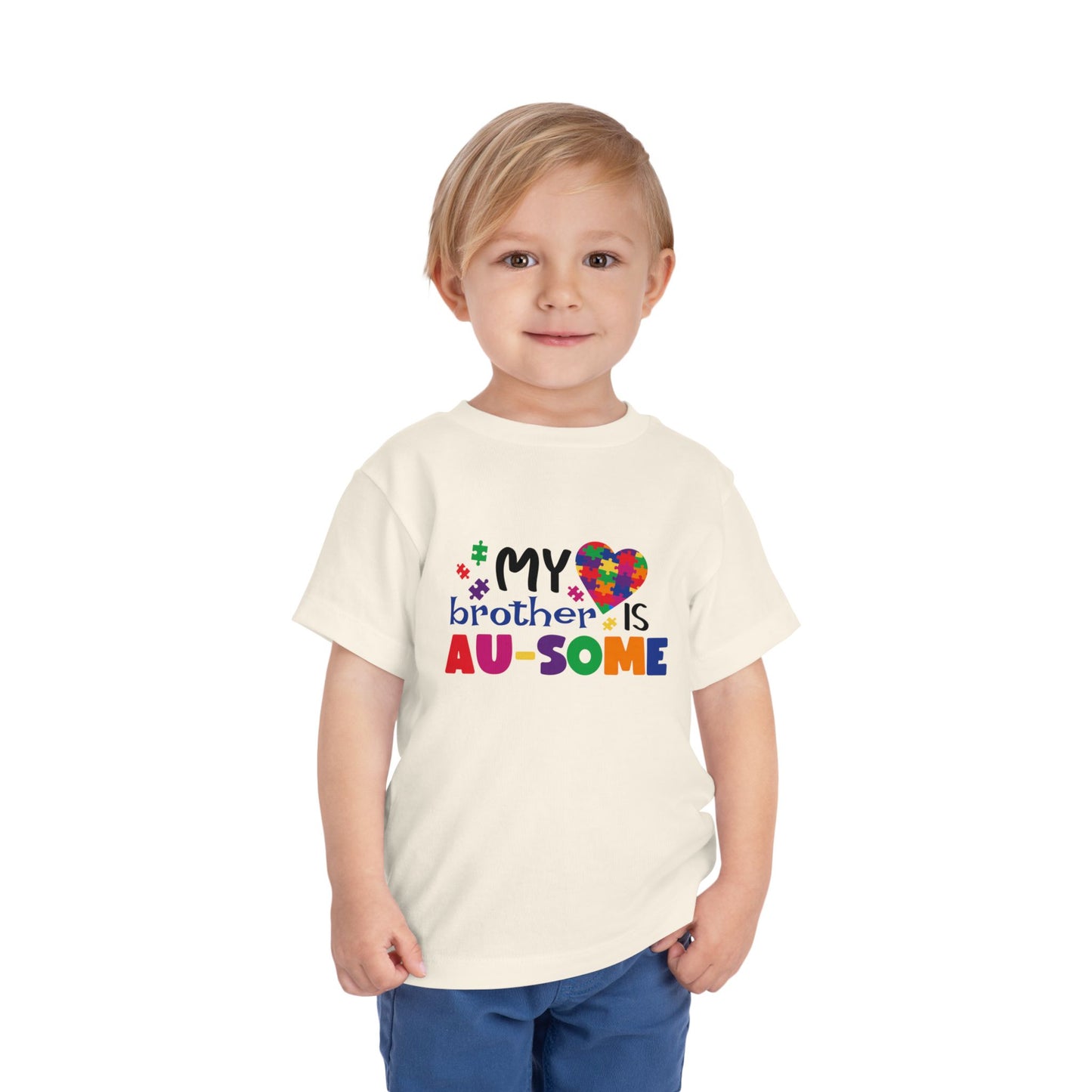 Autism Awareness Toddler Tee, My Brother is Au-Some Shirt