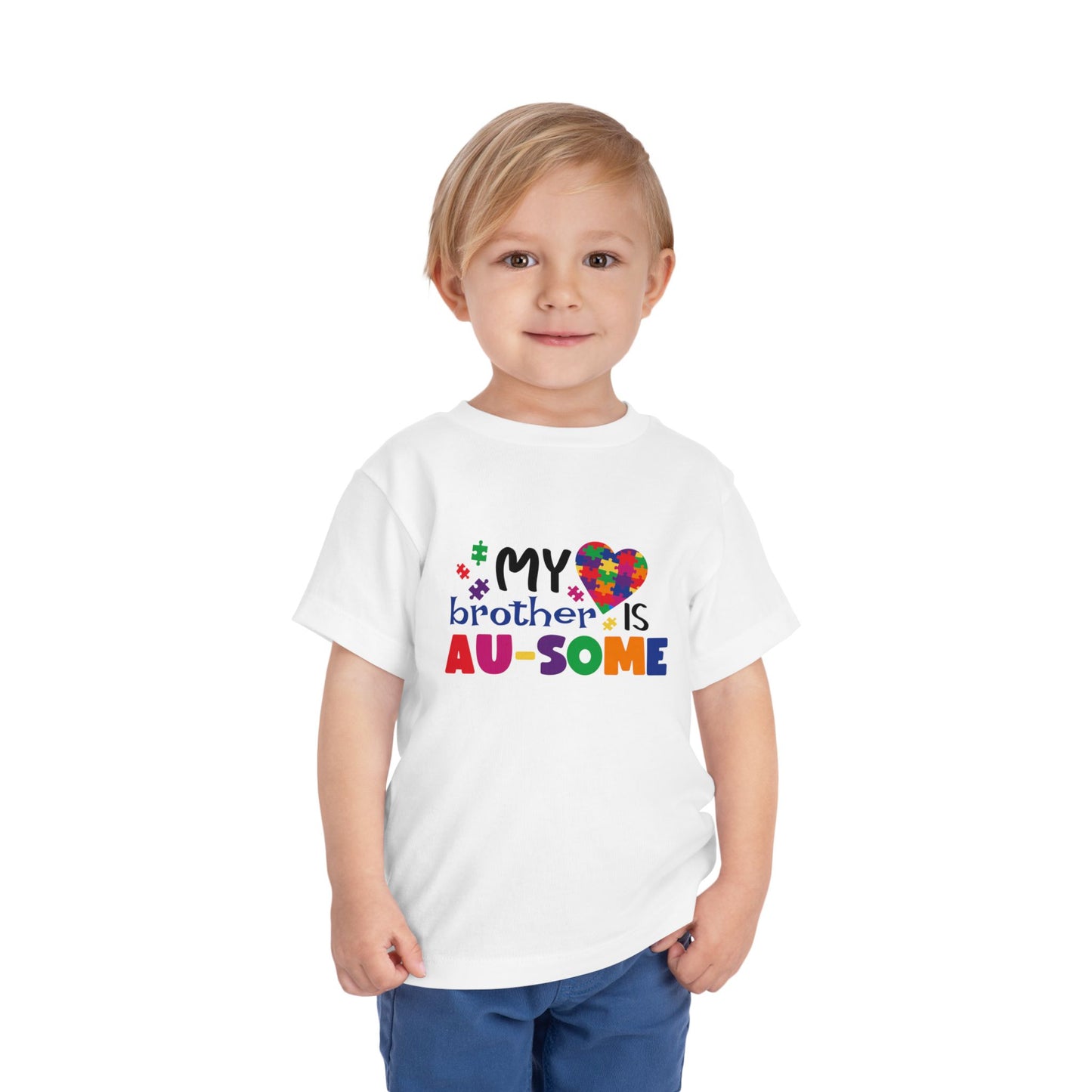 Autism Awareness Toddler Tee, My Brother is Au-Some Shirt