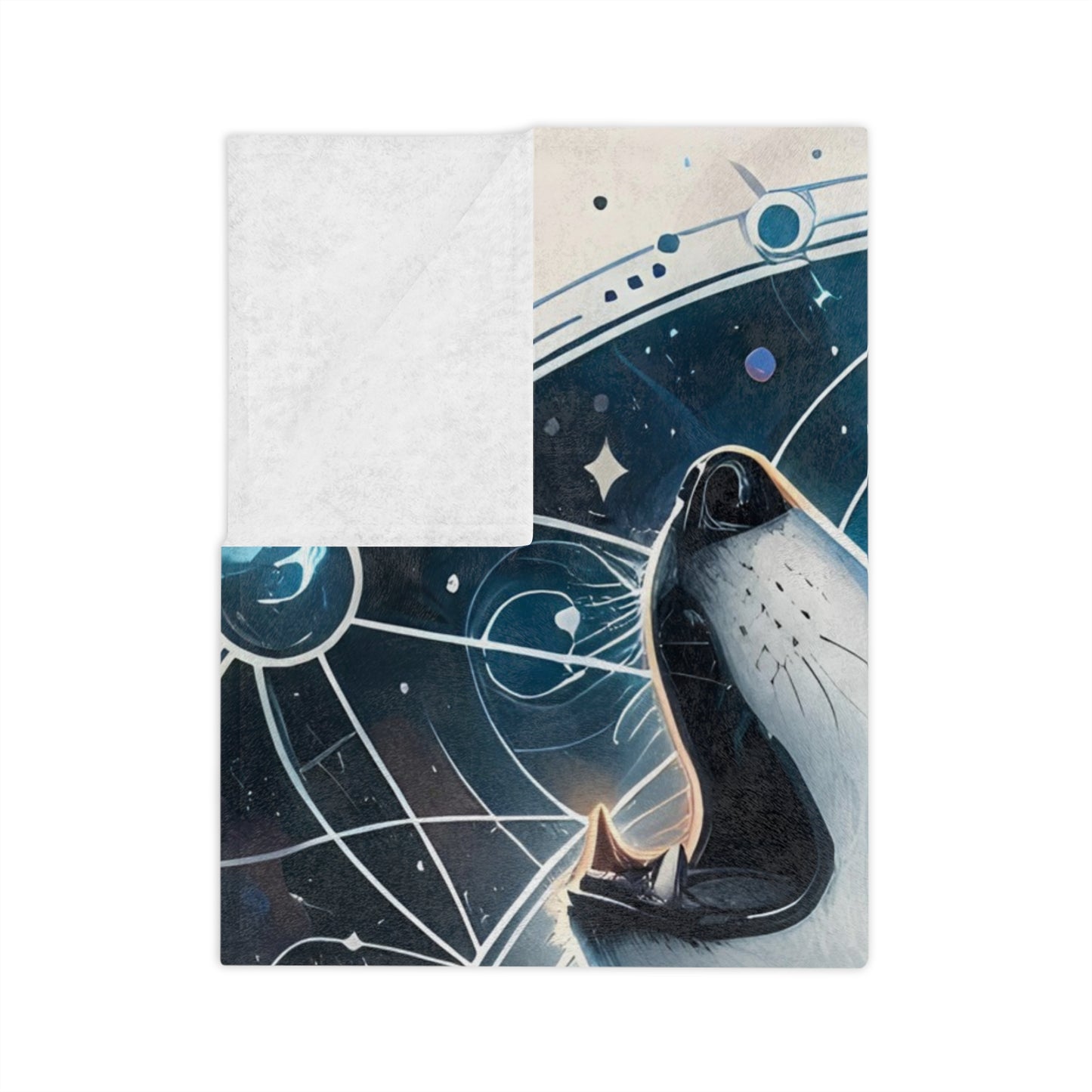 Celestial Wolf Blanket