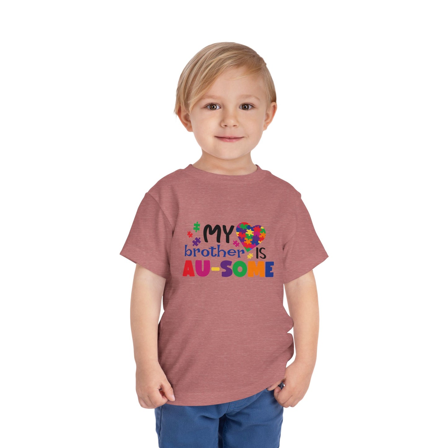 Autism Awareness Toddler Tee, My Brother is Au-Some Shirt