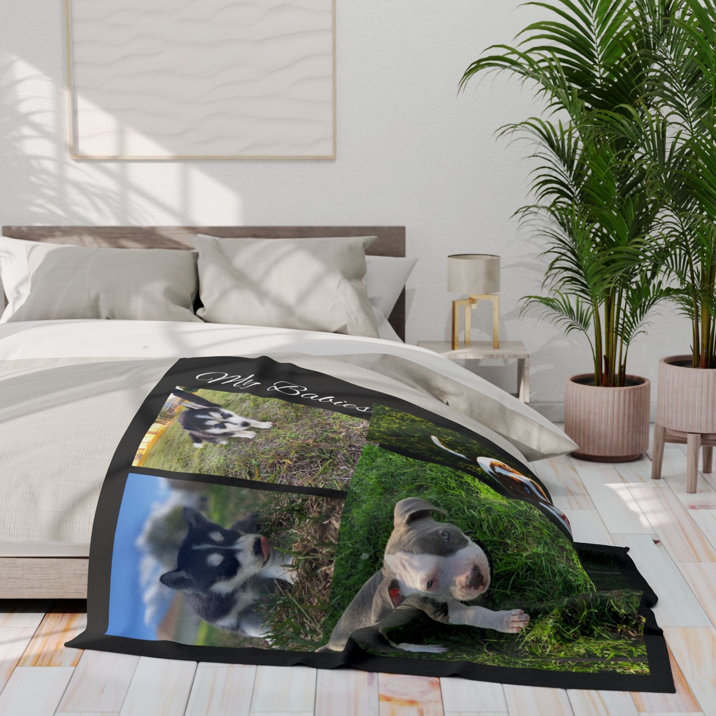 Personalized Arctic Fleece Blanket, Custom Blanket with up to 4 Photos, Gift for Loved Ones, Cozy Photo Throw, Memory Blanket, Home Decor,