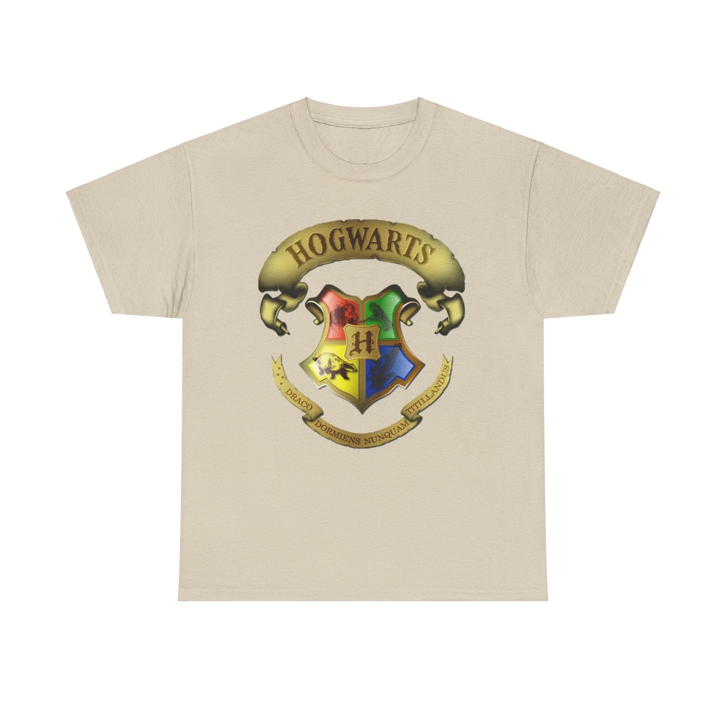 Hogwarts Tshirt, Harry Potter Tee, Wizard School Shirt, Magical Cotton Top, Gift for Fantasy Fans