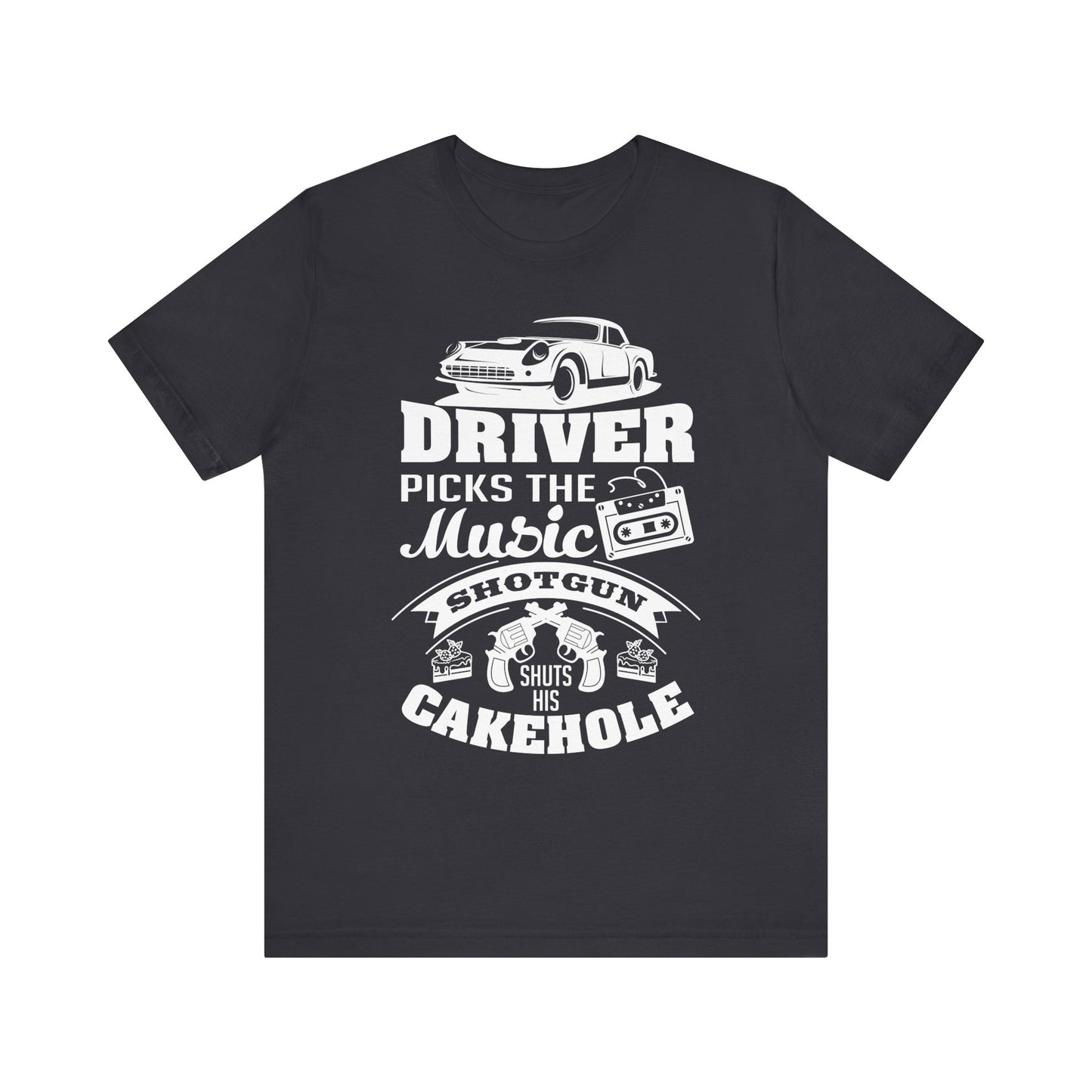 Supernatural Driver Picks the Music Unisex Jersey Short Sleeve Tee, Shirt, Tshirt, Fan Gift, Dean Sam Winchester, Funny TV Quote
