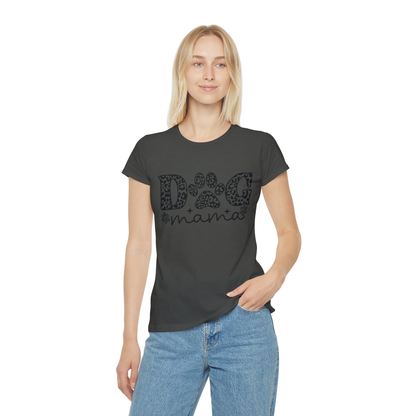 Dog Mom Iconic T-Shirt, Women's Dog Lover Tee,