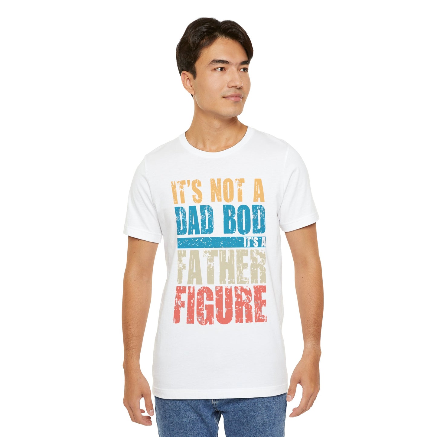 Funny Unisex Tee Shirt - Its not a dad bod, Humorous Graphic Top, Novelty Short Sleeve Tshirt, Gift for Him/Her, Casual Cotton Shirt