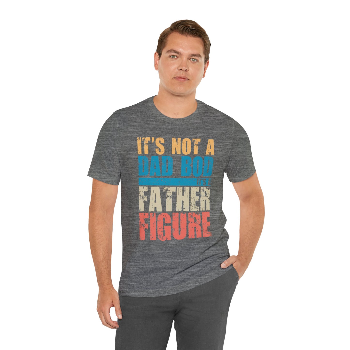 Funny Unisex Tee Shirt - Its not a dad bod, Humorous Graphic Top, Novelty Short Sleeve Tshirt, Gift for Him/Her, Casual Cotton Shirt