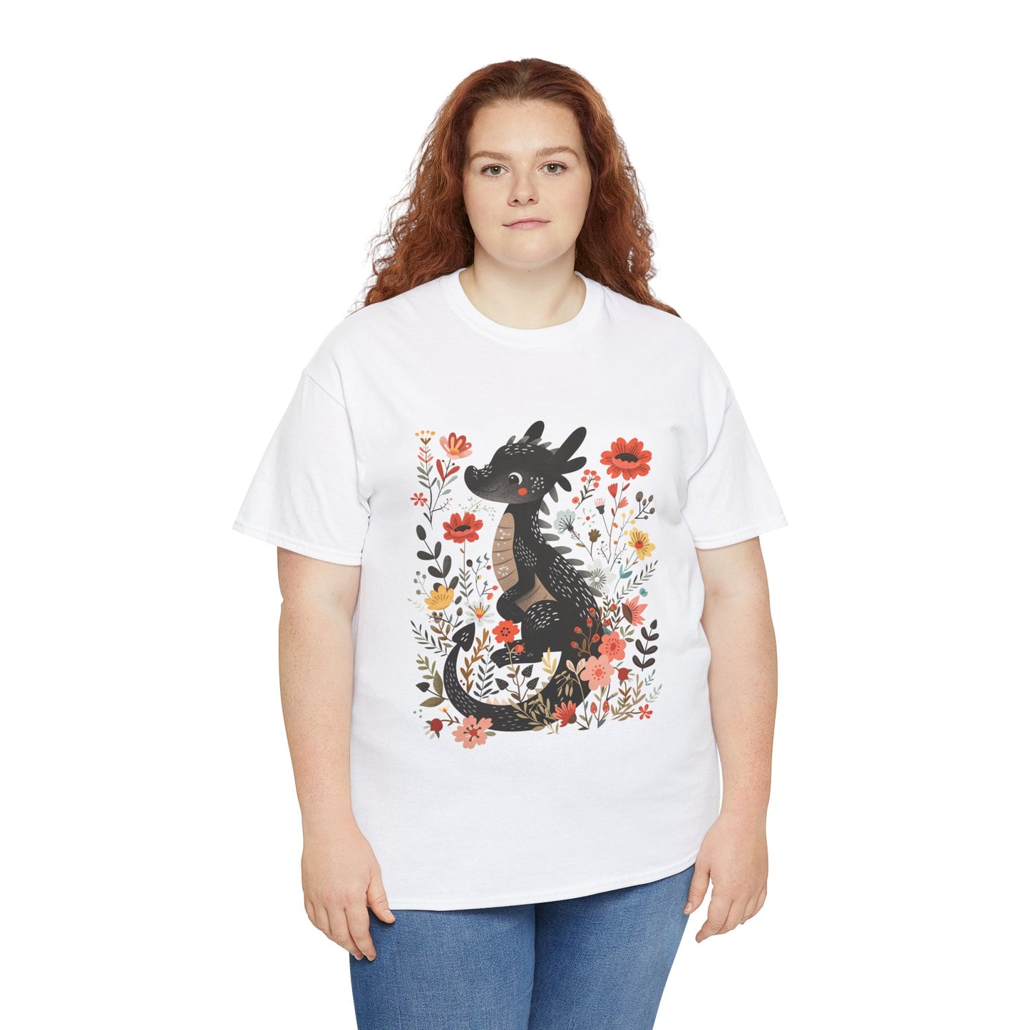 Baby Dragon Tshirt, Cute Dragon Shirt, Mythical Creature Tee, Fantasy Graphic Top, Dragon Lover Gift, Unisex Tee