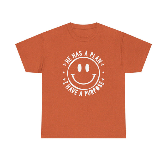 Religious Unisex Tee - He Has a Plan