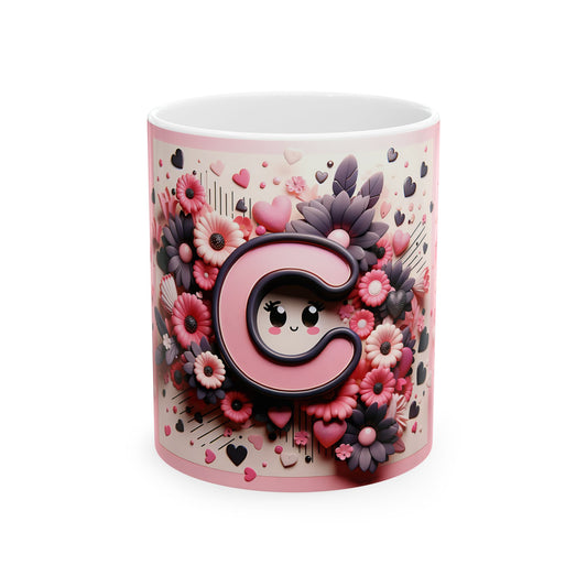 Personalized Ceramic Mug, Custom Name Coffee Cup, Personalized Gift Idea, Customized Tea Mug, Personalized Drinkware, Unique Gift for