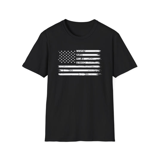Patriotic American Flag T-Shirt, USA Independence Day Tee, Fourth of July Shirt, Red White Blue Top, Patriotic Clothing