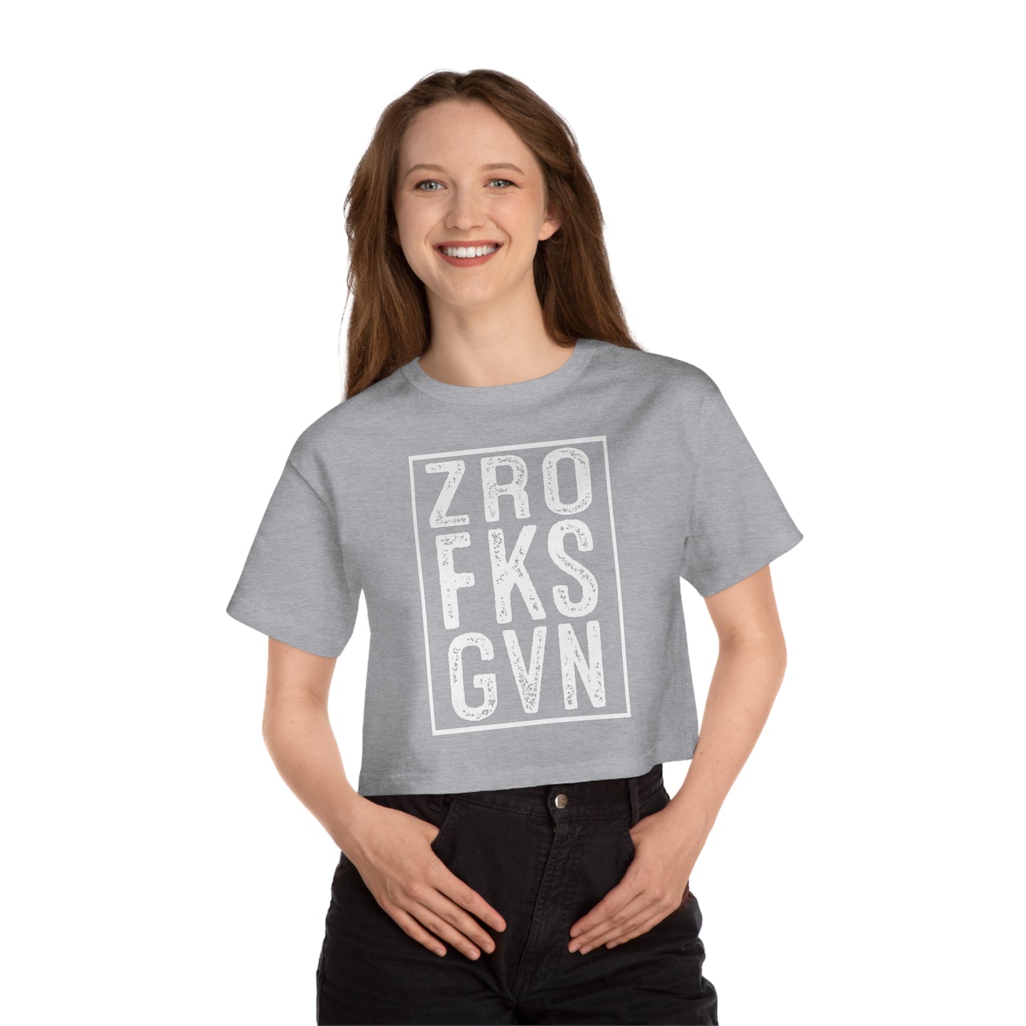Cropped T-Shirt - zero fs given