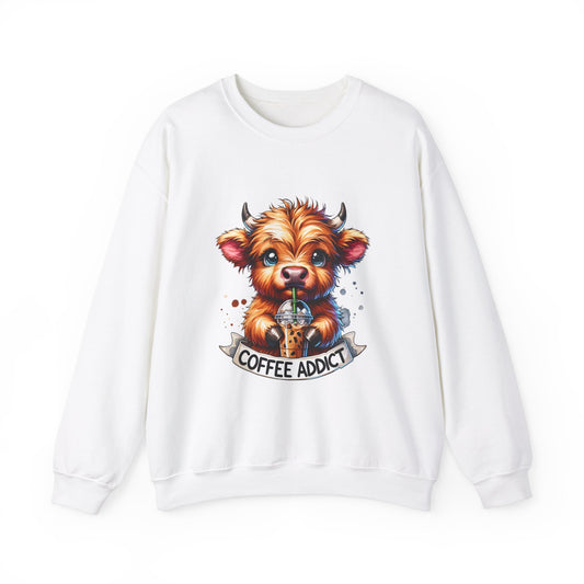 Coffee Addict Sweatshirt, Caffeine Lover Gift, Funny Coffee Jumper, Barista Sweater, Coffee Obsessed Shirt, Gift for Coffee Lover