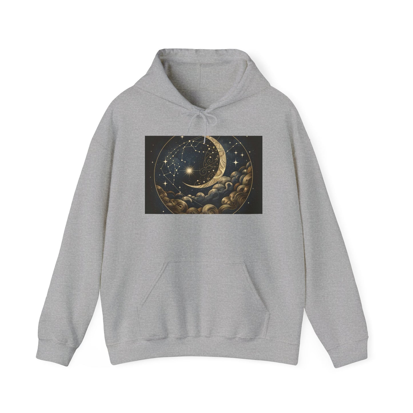 Celestial Hoodie, Cosmic Mystic Sweatshirt, Unisex Pullover, Galaxy Jumper, Space Theme Hoodie, Celestial Clothing