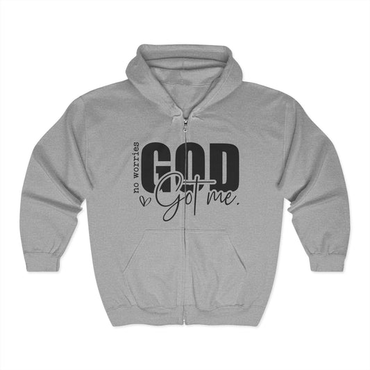 Unisex Heavy Blend Zip Hoodie - Faith Over Fear