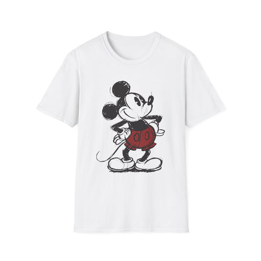Mickey Mouse Tshirt, Disney Shirt, Classic Cartoon Tee, Unisex Softstyle Top for All Ages, Vintage Look