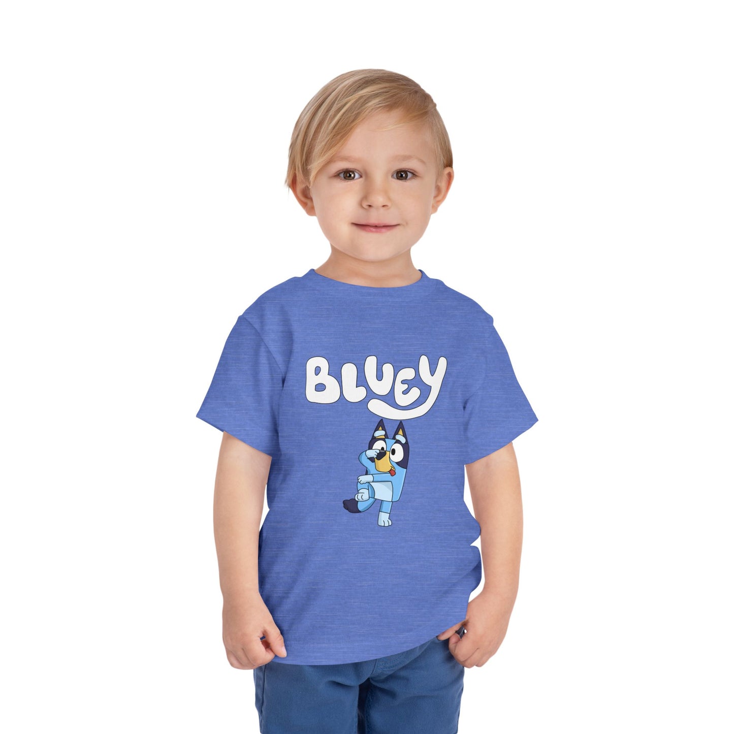 Bluey Toddler Tee, Kids Shirt, Children's Clothing, Boys Girls Summer Top, Cute Toddler Gift